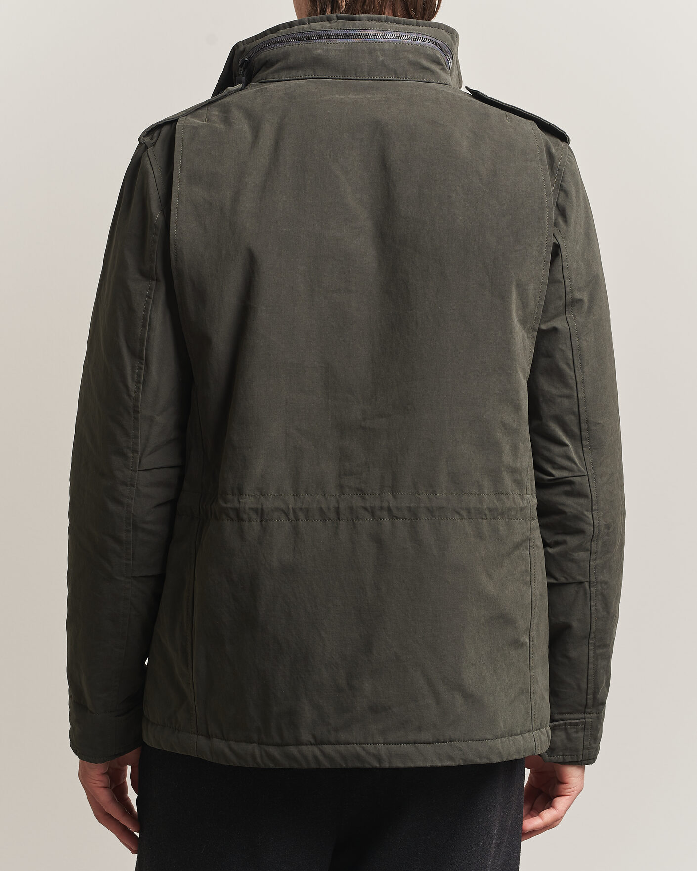 Herre | Jakker | Aspesi | Lined Cotton Field Jacket Grey