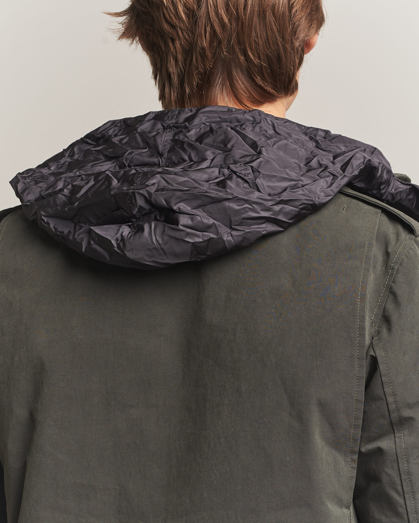 Herre | Jakker | Aspesi | Lined Cotton Field Jacket Grey