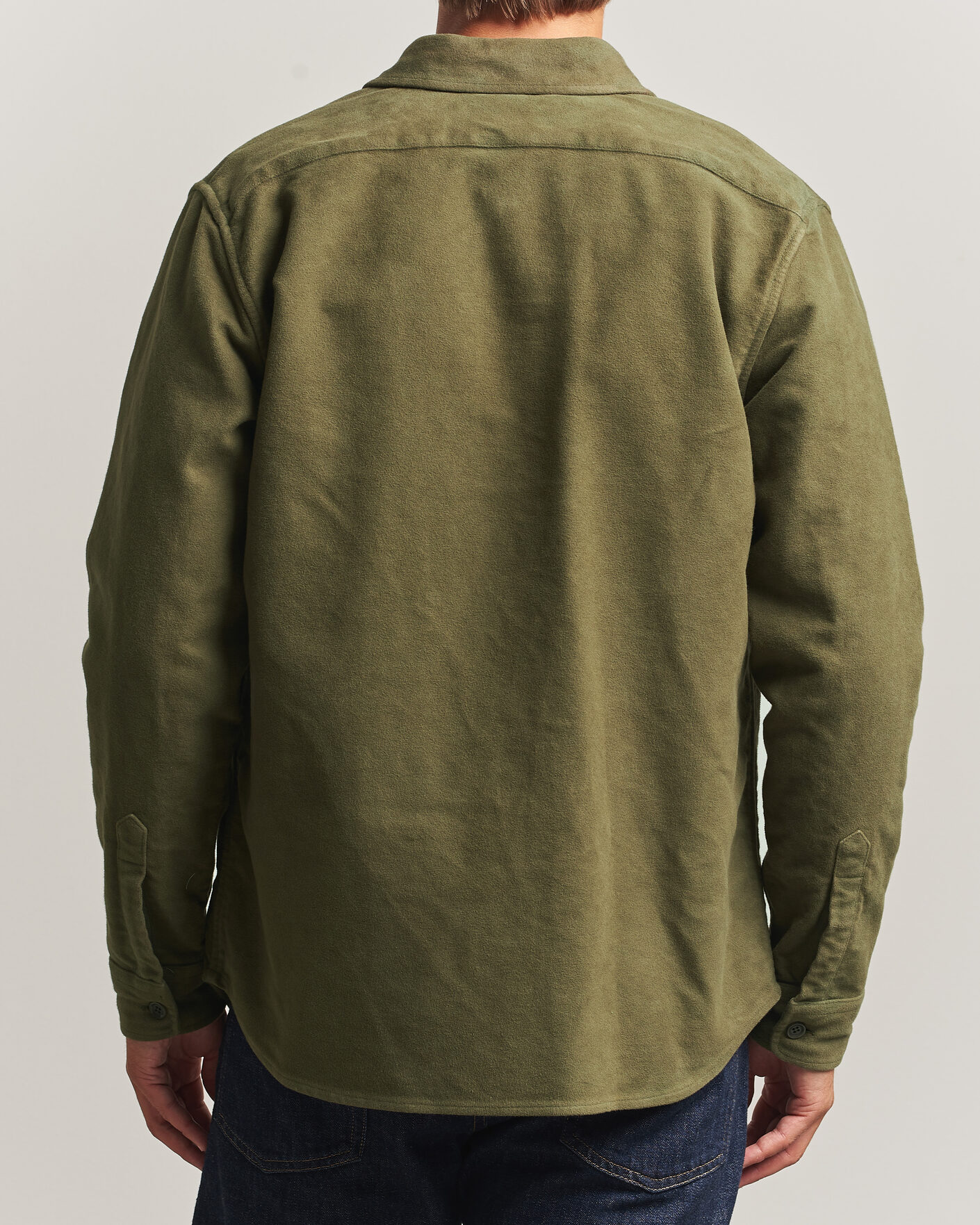 Herre | Skjorter | Aspesi | Moleskine Utility Shirt Military