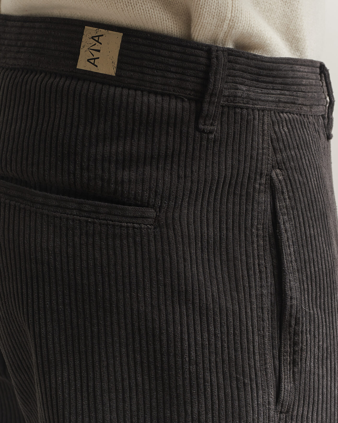 Herre | Bukser | Aspesi | Corduroy Pants Dark Brown