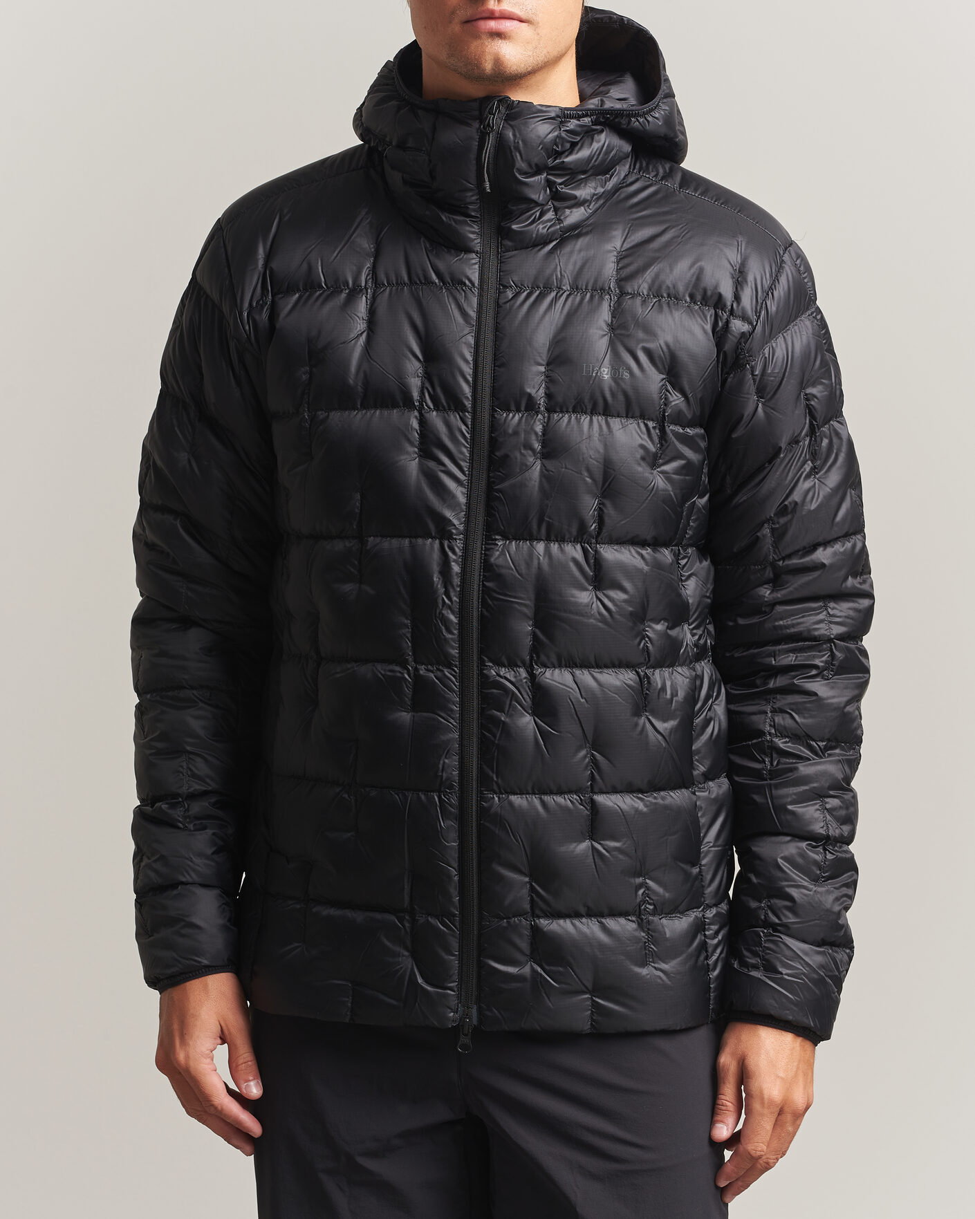 Herre | Jakker | Haglöfs | Hede Down Hood Jacket True Black