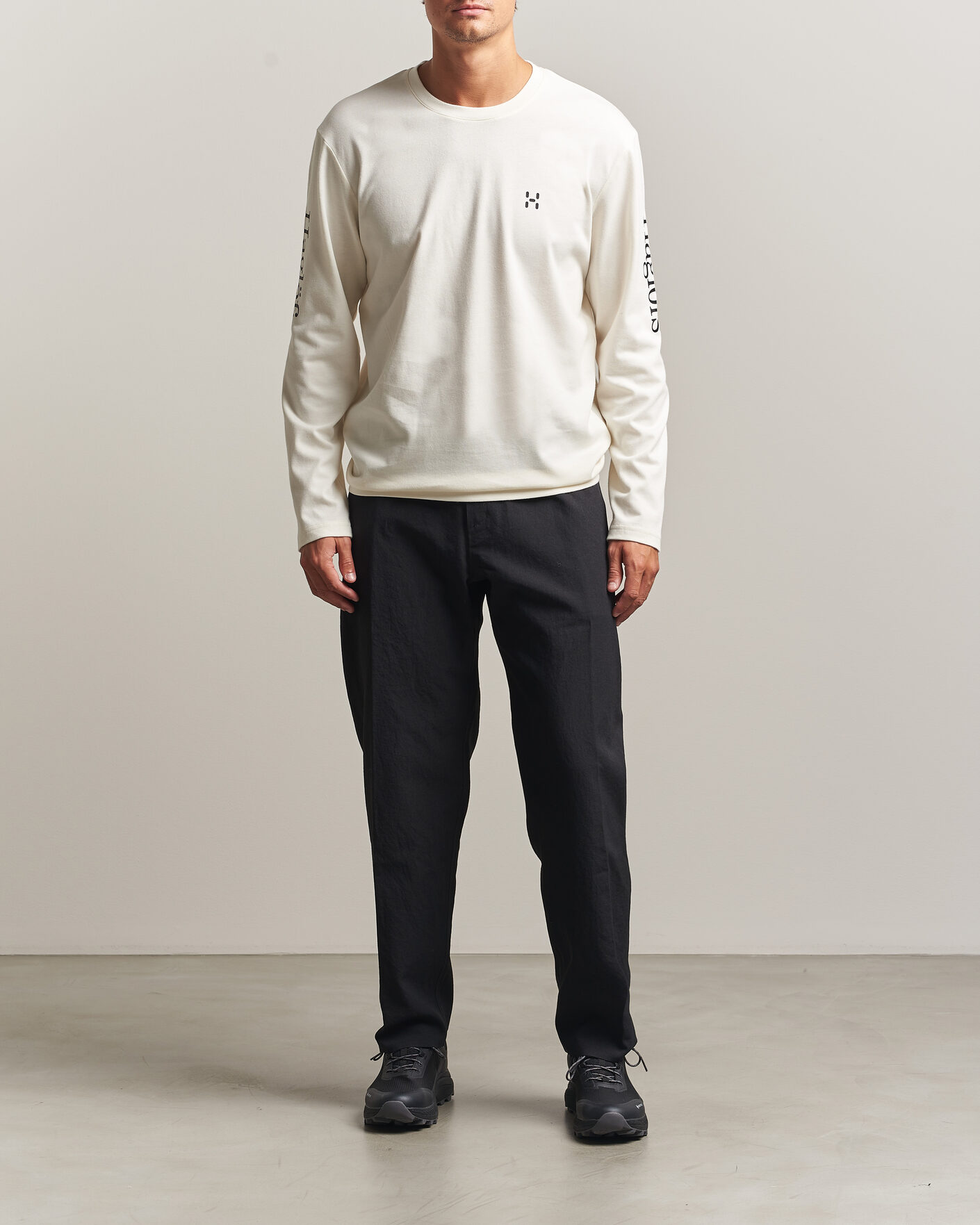 Herre | T-Shirts | Haglöfs | Long Sleeve T-Shirt Soft White