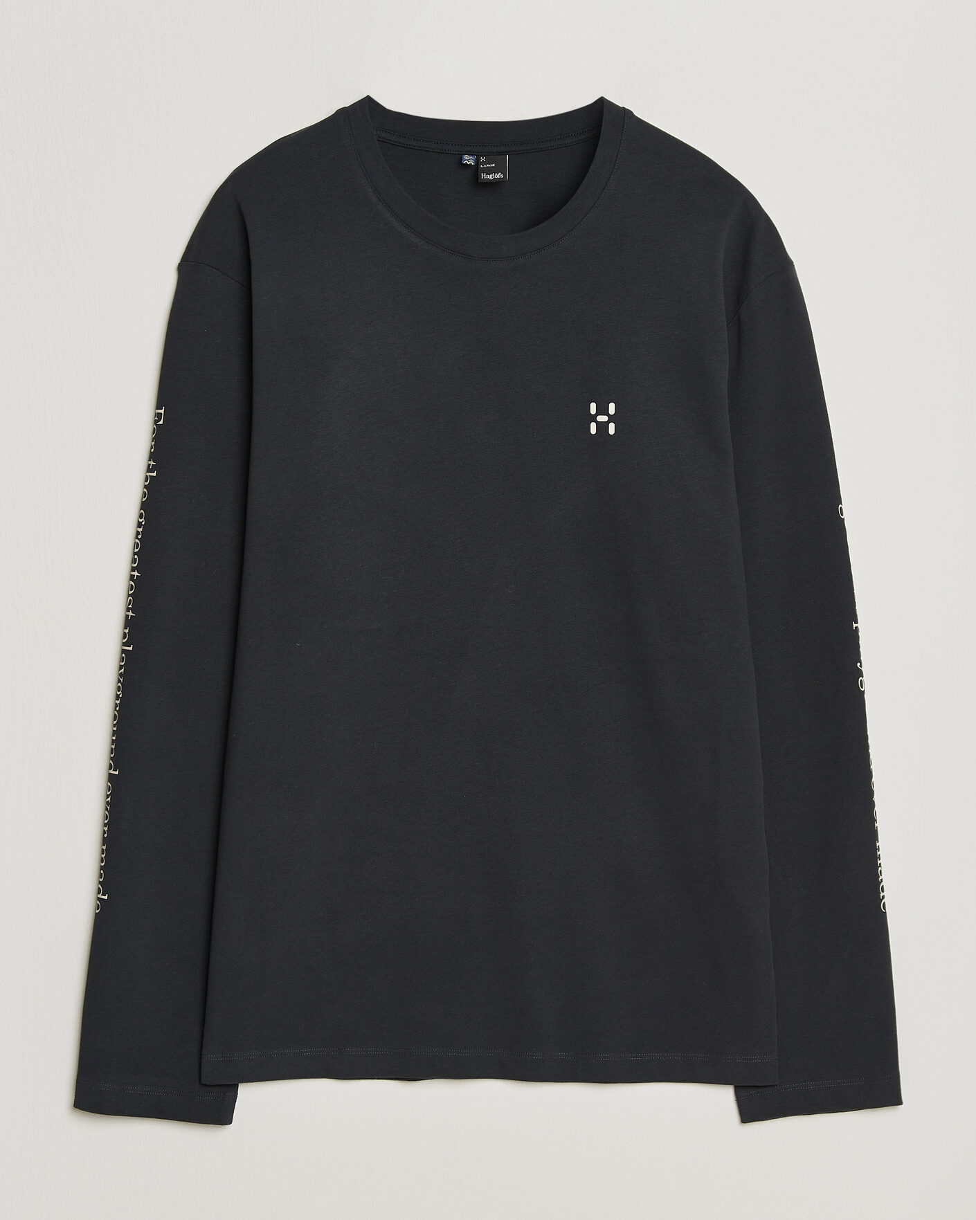 Herre | T-Shirts | Haglöfs | Long Sleeve T-Shirt True Black