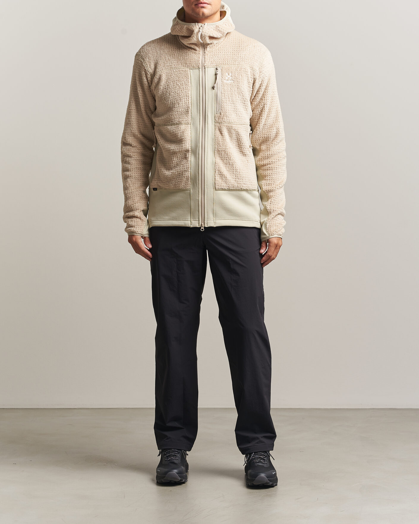 Herre | Gensere | Haglöfs | Vassi Technical Mid Layer Chalk Beige