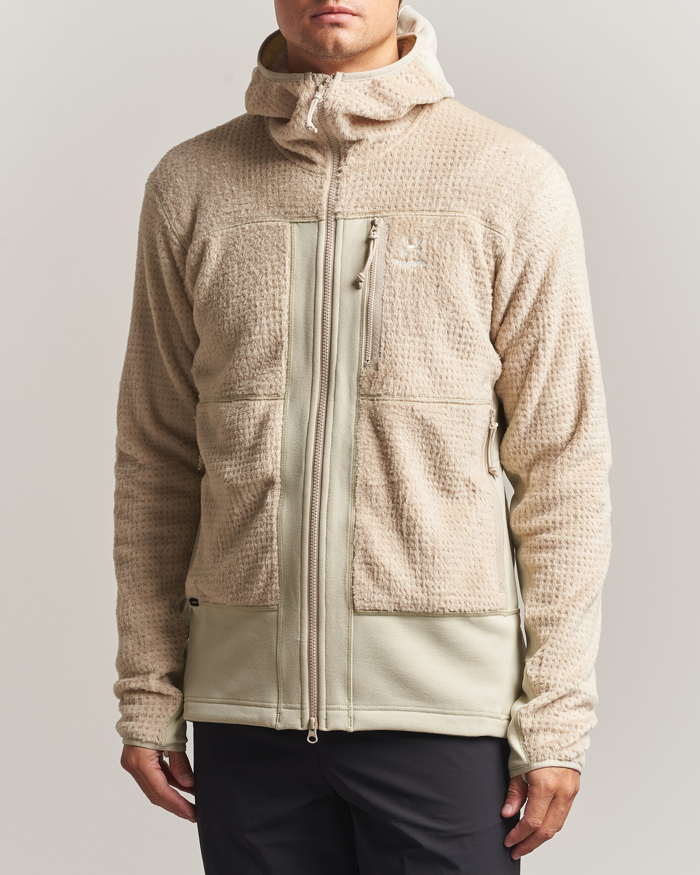 Herre | Gensere | Haglöfs | Vassi Technical Mid Layer Chalk Beige
