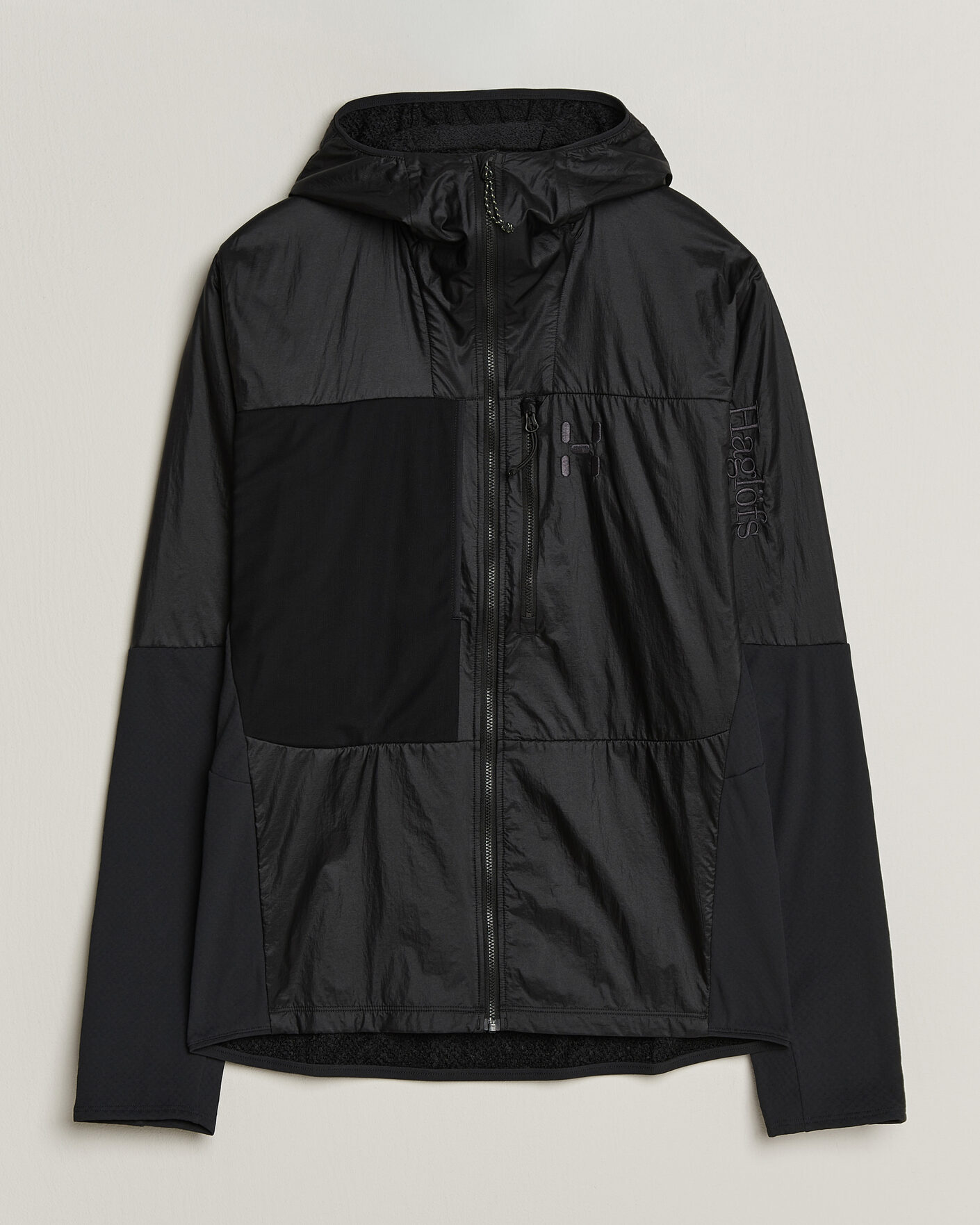 Herre | Jakker | Haglöfs | Nallo Touring Hybrid Mid Layer Jacket True Black