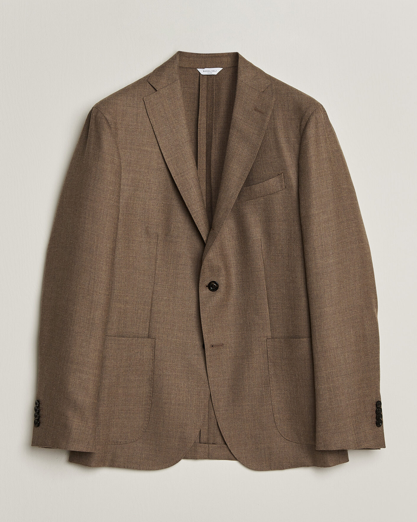 Herre | Dressjakker | Boglioli | K Jacket Wool Hopsack Blazer Beige