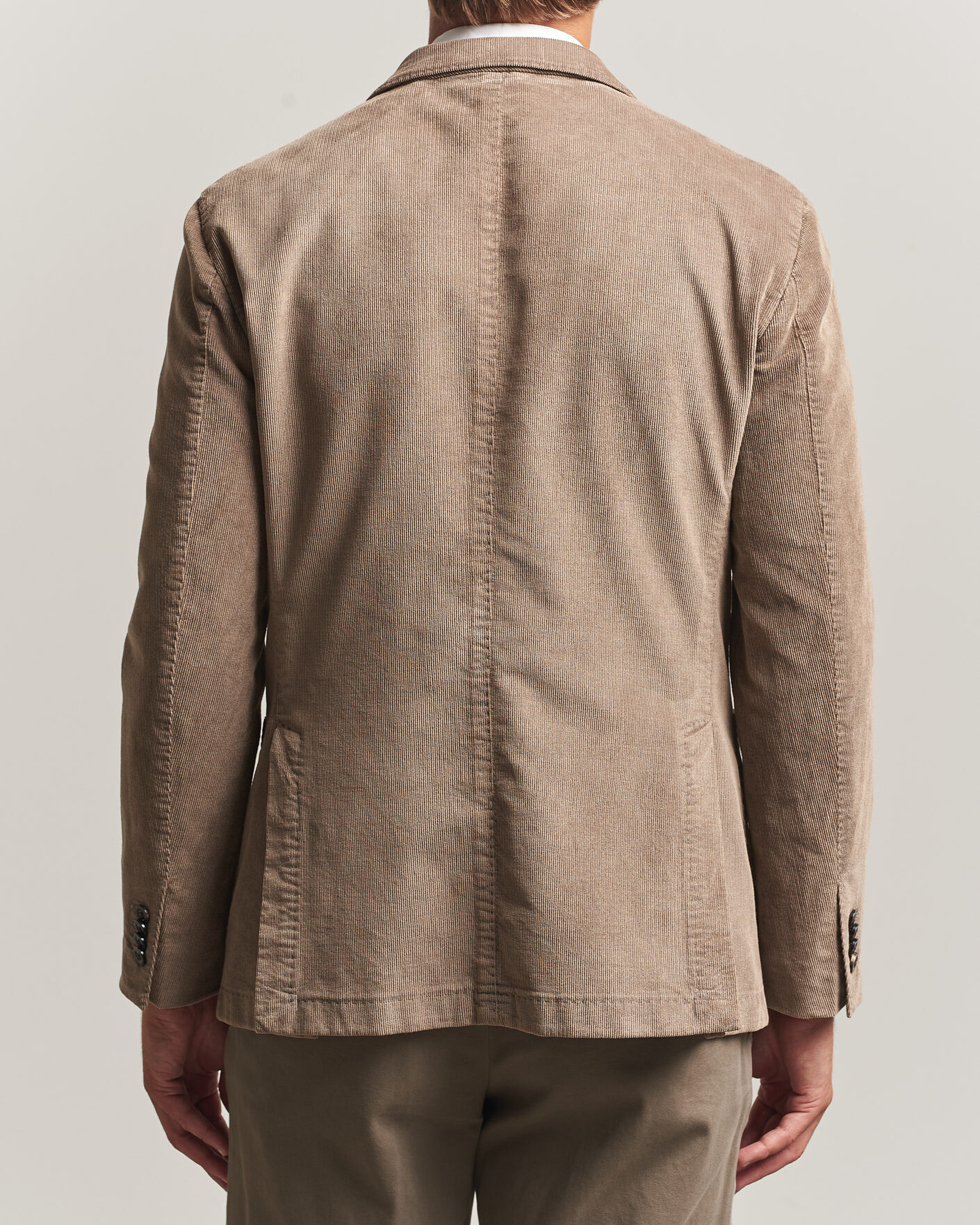 Herre | Dressjakker | Boglioli | K Jacket Corduroy Blazer Taupe