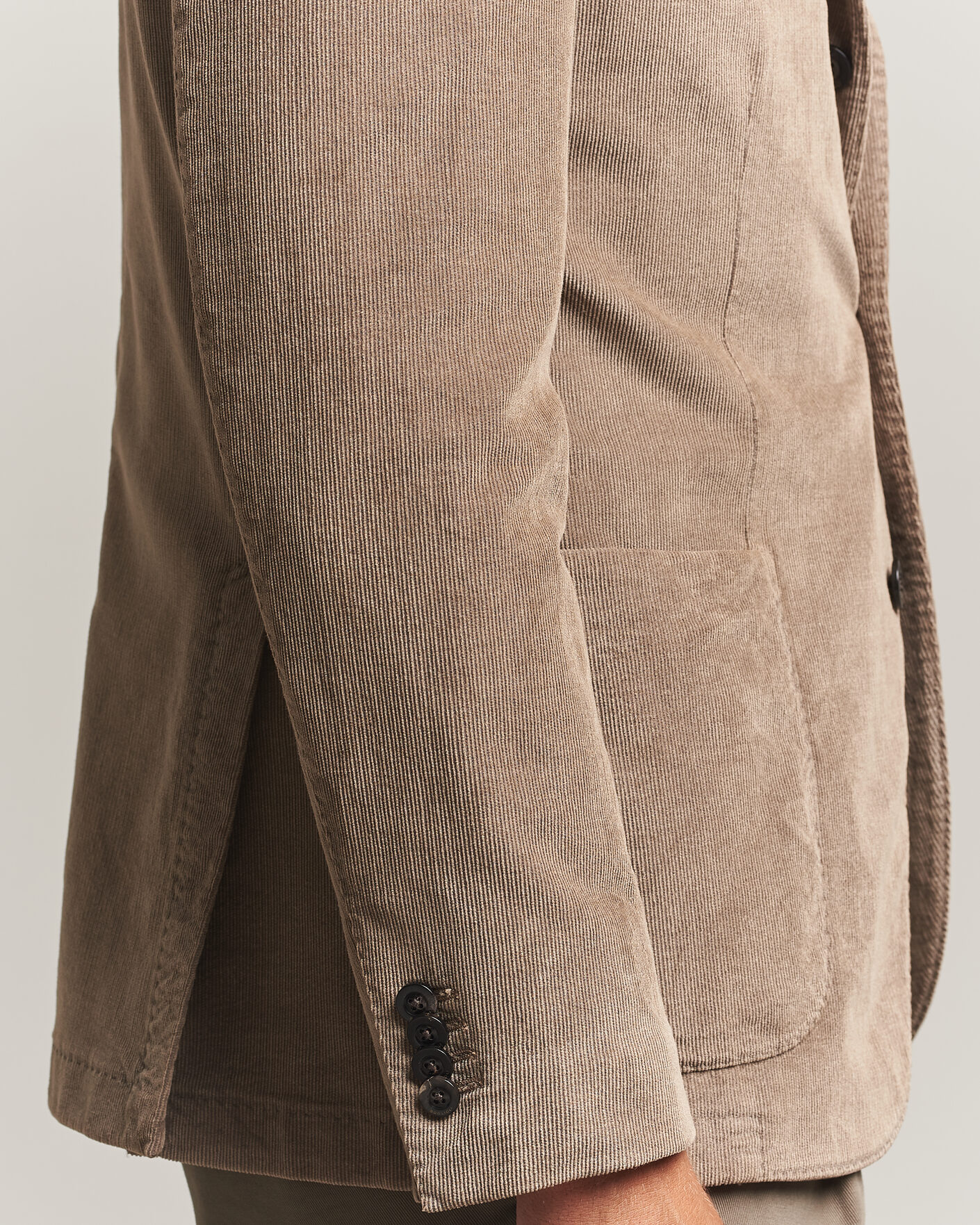 Herre | Dressjakker | Boglioli | K Jacket Corduroy Blazer Taupe