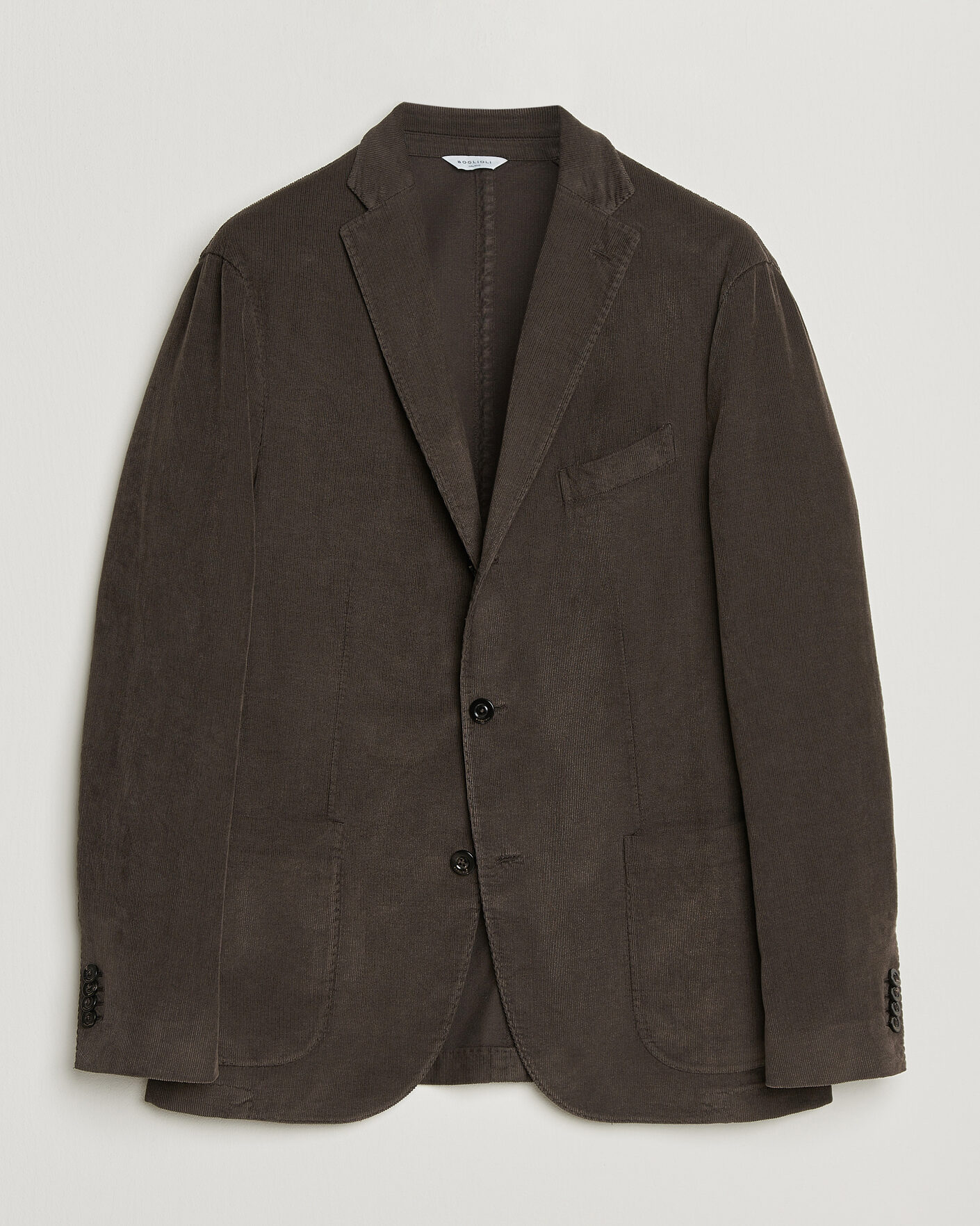 Herre | Dressjakker | Boglioli | K Jacket Corduroy Blazer Dark Brown