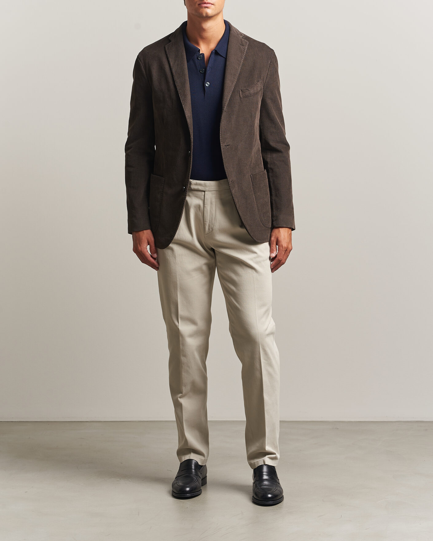 Herre | Dressjakker | Boglioli | K Jacket Corduroy Blazer Dark Brown