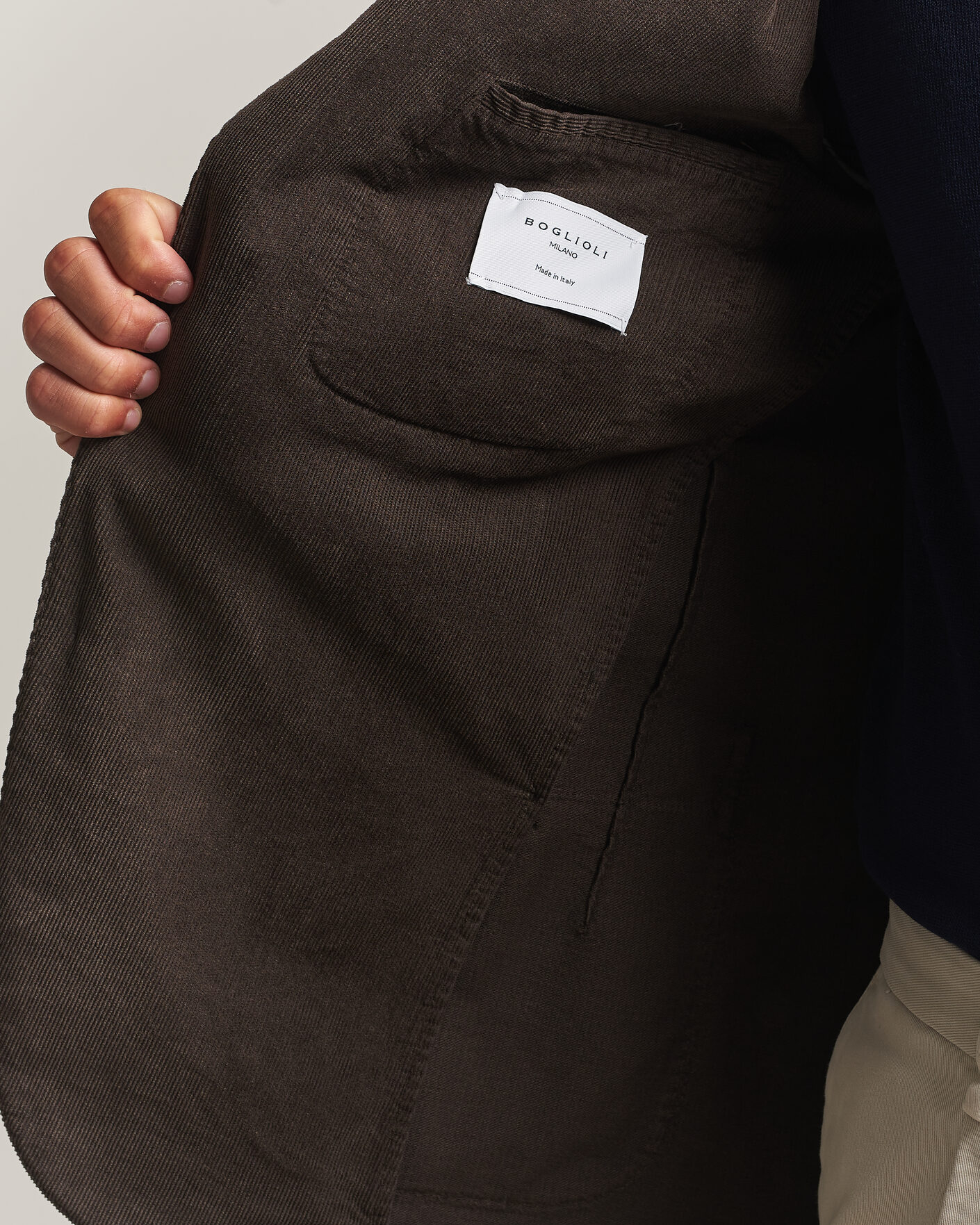 Herre | Dressjakker | Boglioli | K Jacket Corduroy Blazer Dark Brown