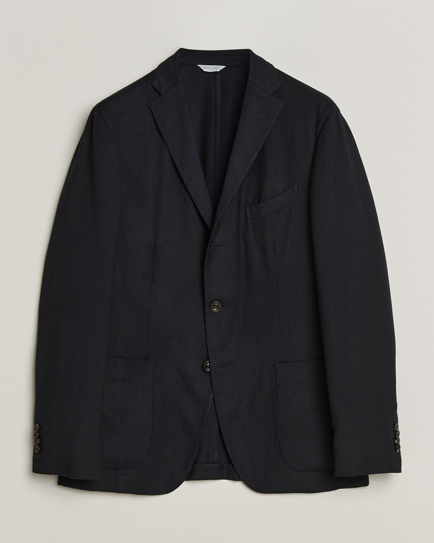 Herre | Dressjakker | Boglioli | K Jacket Soft Touch Flannel Blazer Navy