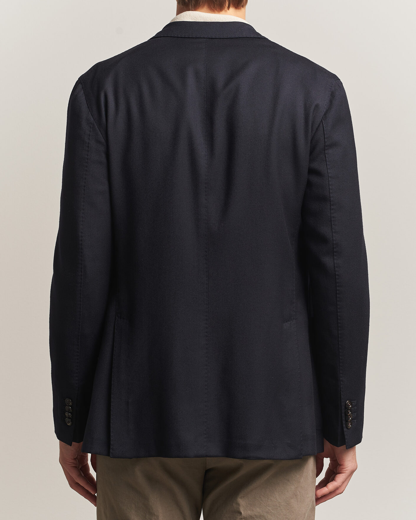 Herre | Dressjakker | Boglioli | K Jacket Soft Touch Flannel Blazer Navy