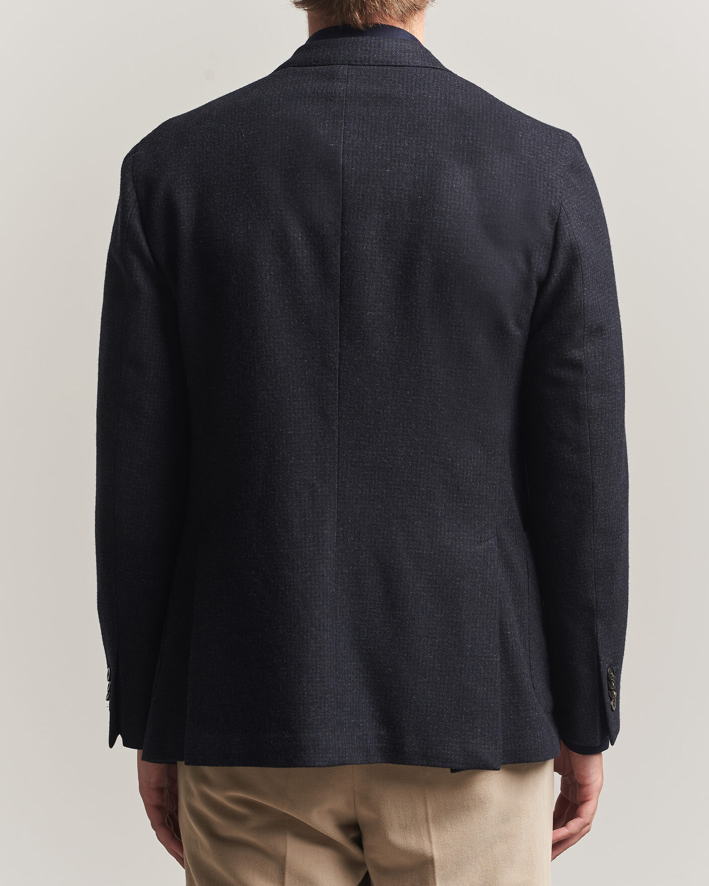 Herre | Dressjakker | Boglioli | K Jacket Wool Houndstooth Blazer Navy