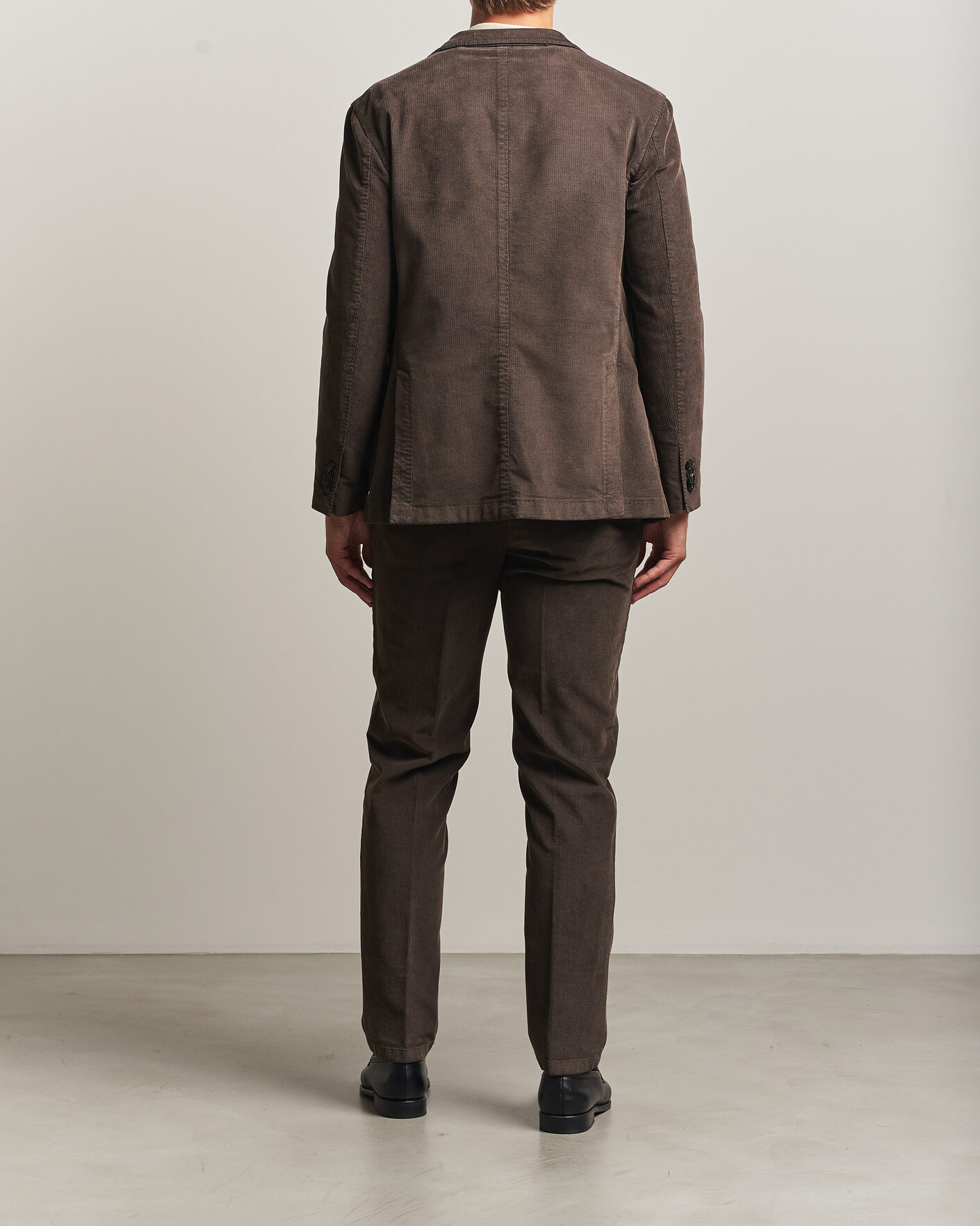 Herre | Dresser | Boglioli | K Jacket Baby Corduroy Suit Dark Brown