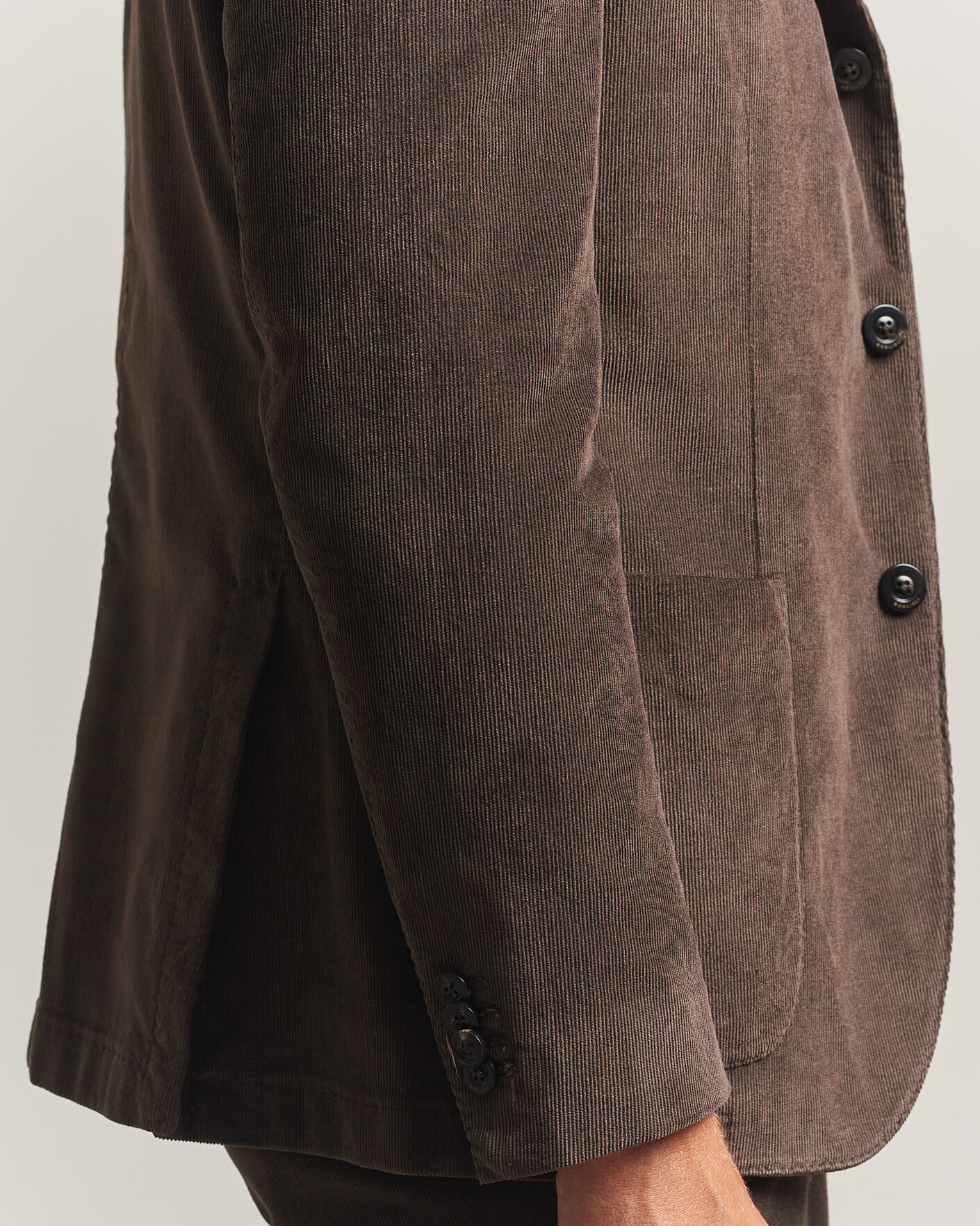 Herre | Dresser | Boglioli | K Jacket Baby Corduroy Suit Dark Brown