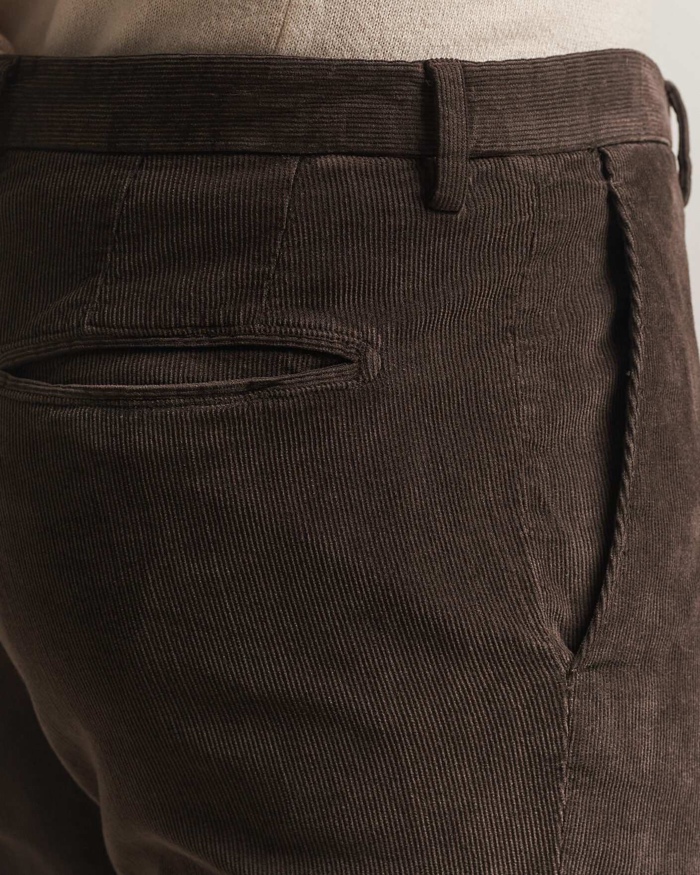 Herre | Dresser | Boglioli | K Jacket Baby Corduroy Suit Dark Brown