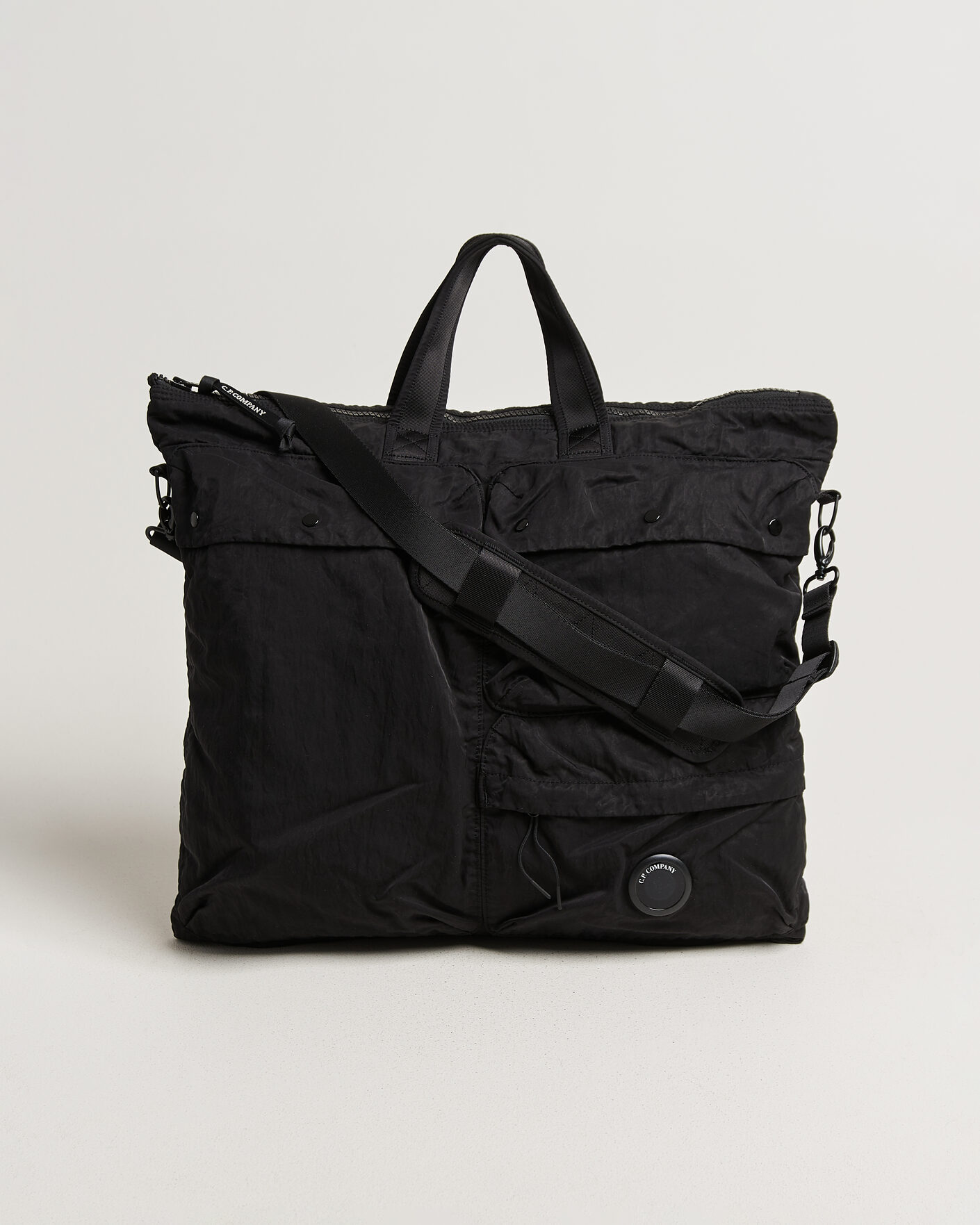 Herre | Vesker | C.P. Company | Nylon B Zip Tote Bag Black