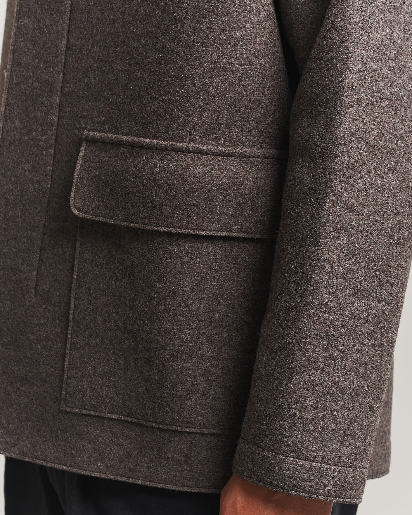 Herre | Jakker | Harris Wharf London | Country Wool Jacket Brown/Grey