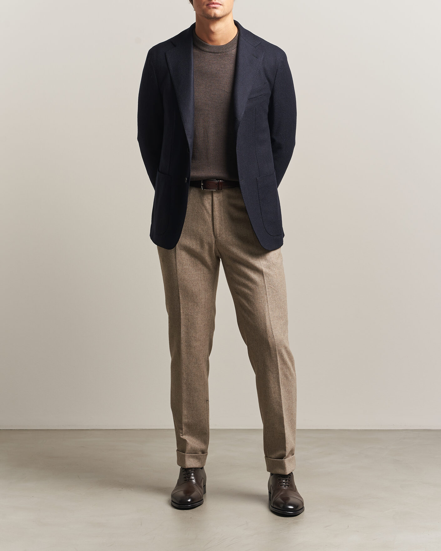 Herre | Dressjakker | Caruso | Aida Wool/Cashmere Blazer Navy