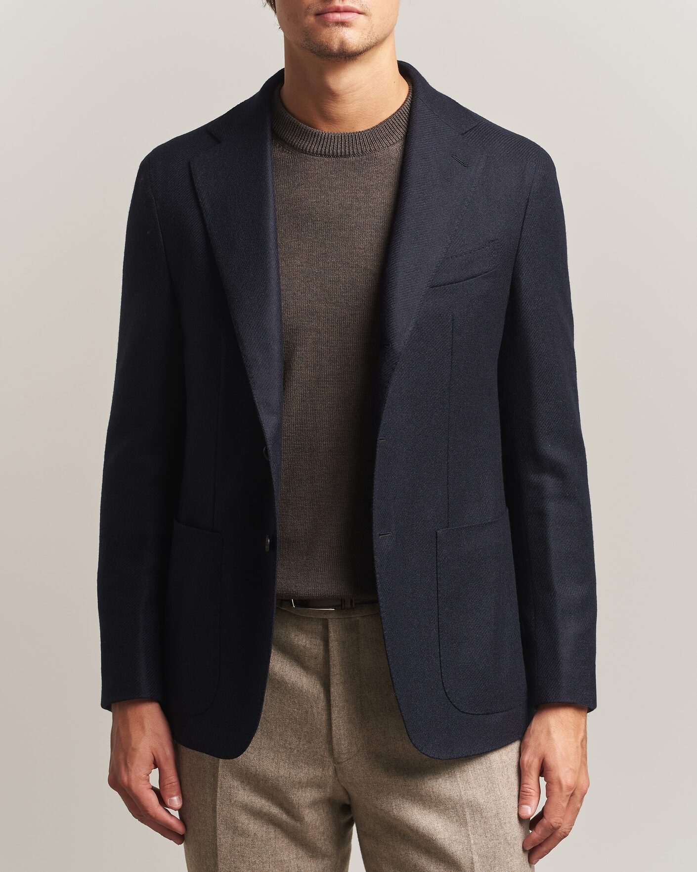 Herre | Dressjakker | Caruso | Aida Wool/Cashmere Blazer Navy