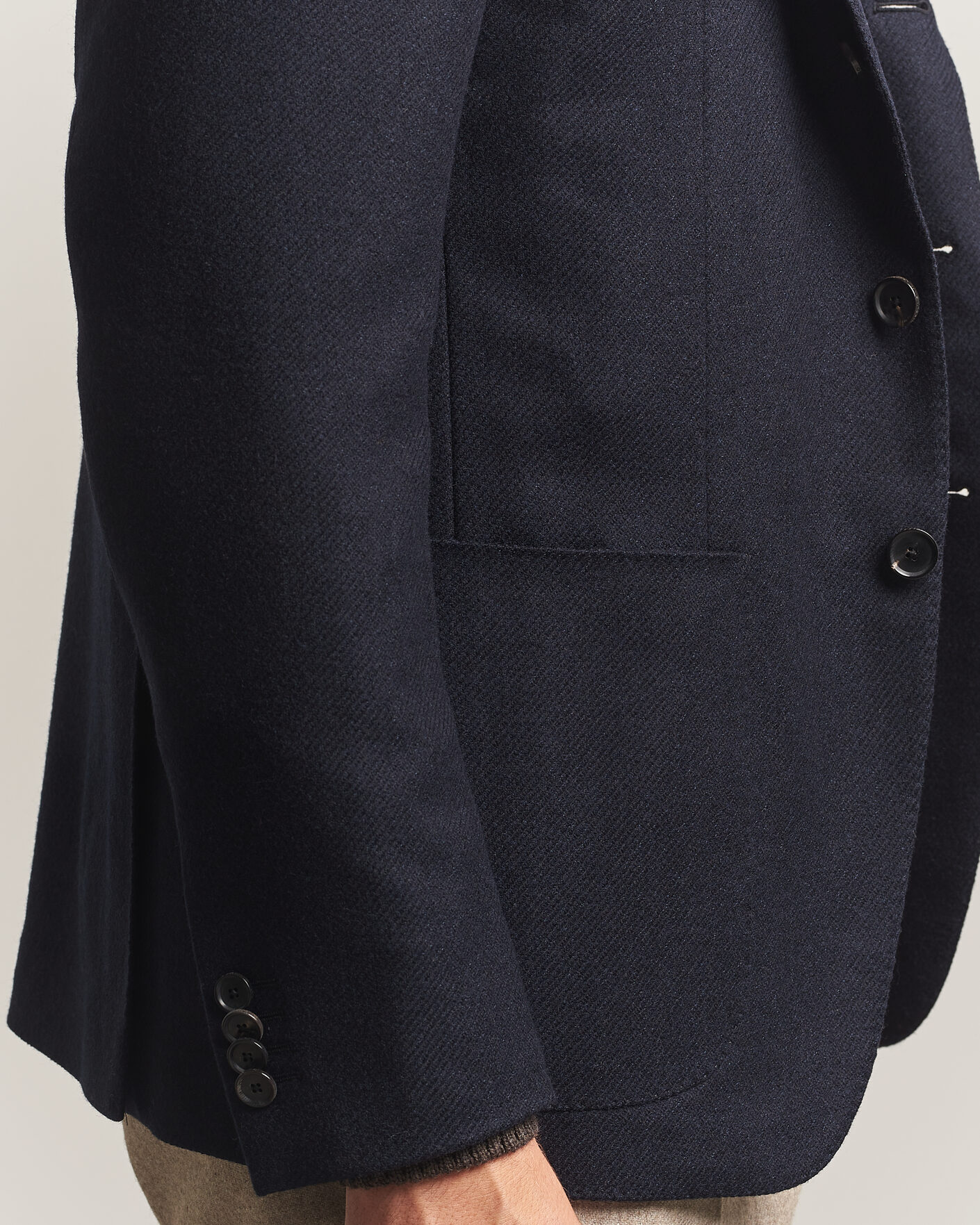 Herre | Dressjakker | Caruso | Aida Wool/Cashmere Blazer Navy