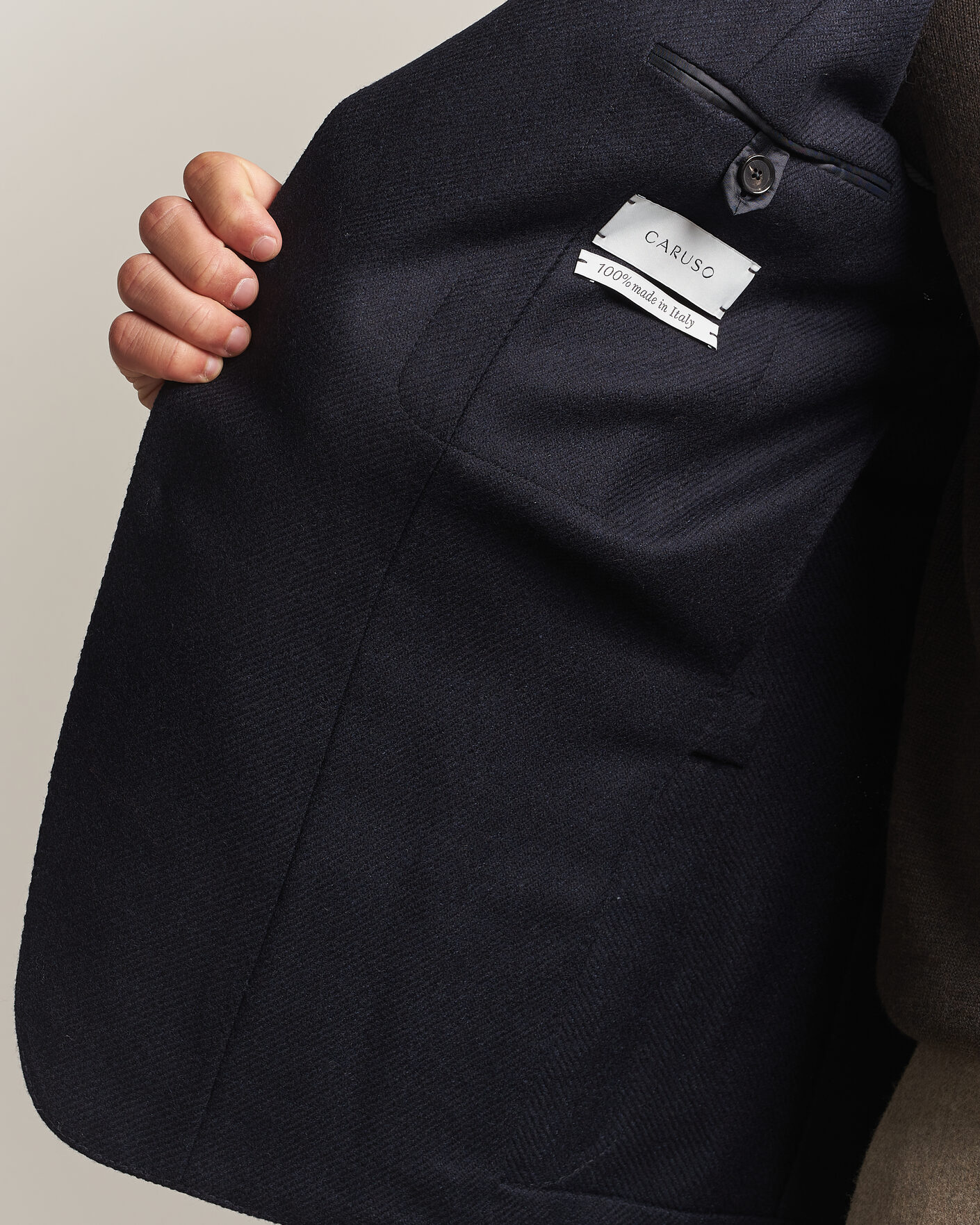 Herre | Dressjakker | Caruso | Aida Wool/Cashmere Blazer Navy