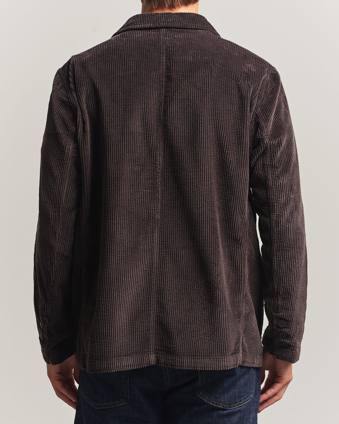 Herre | Dressjakker | KnowledgeCotton Apparel | Cotton Corduroy Blazer Chocolate