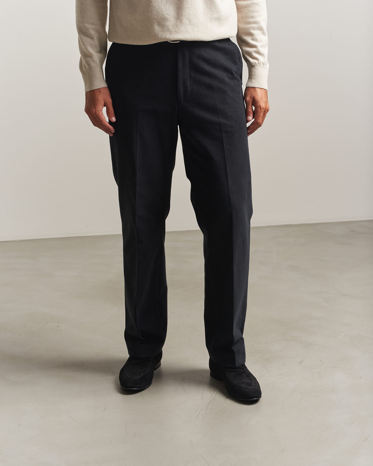 Herre | Loafers | Loake 1880 | Belgrave Black Suede Belgian Loafer Black