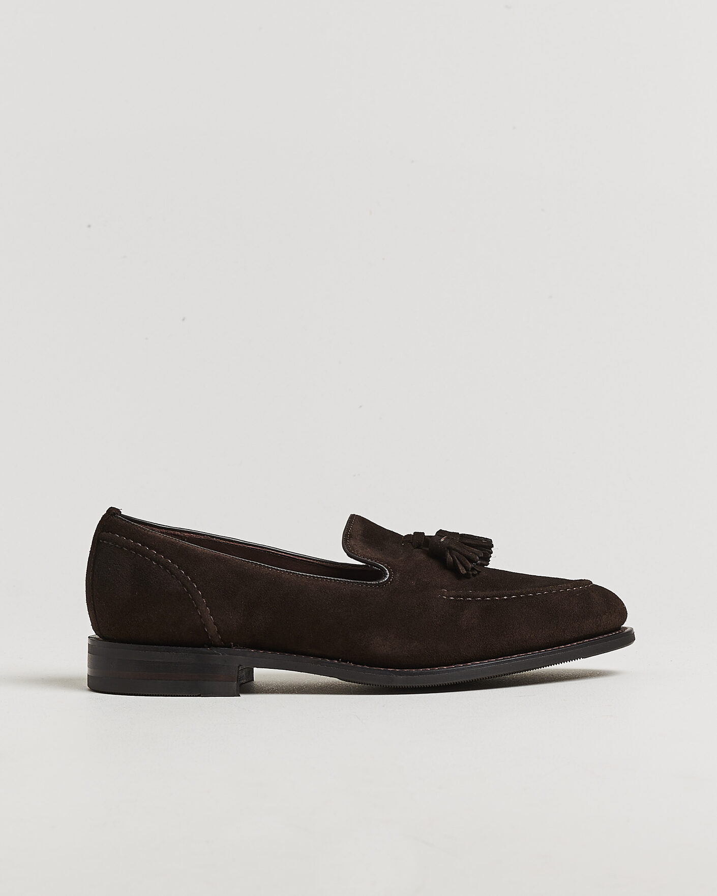 Herre | Loafers | Loake 1880 | Brunel Suede Tassel Loafer Dark Brown
