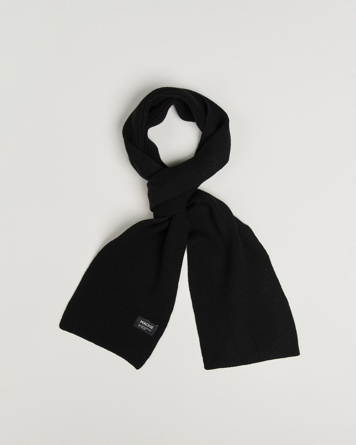 Herre | Skjerf | Robert Mackie | Clyde Lambswool Scarf Black