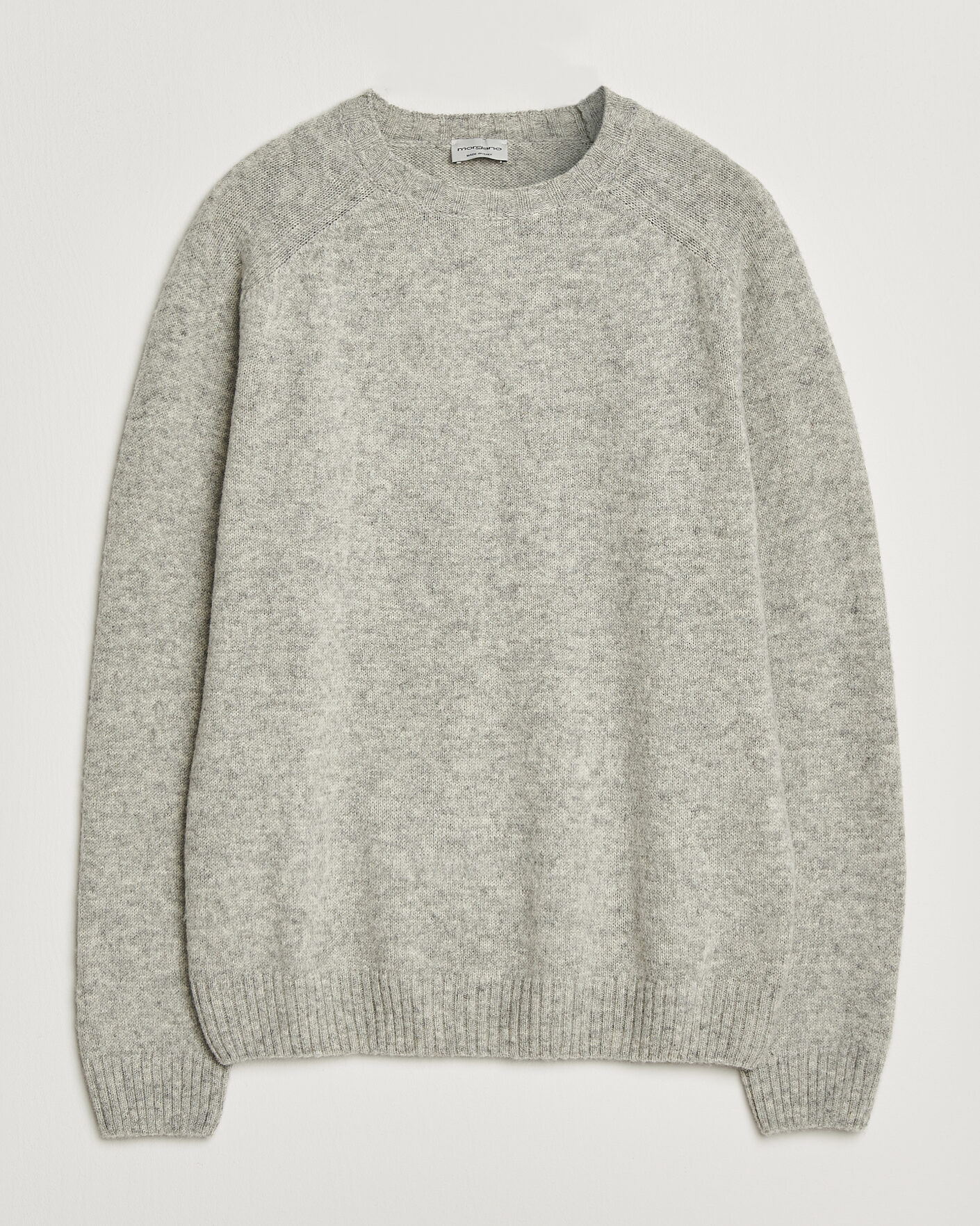 Herre | Gensere | Morgano | Brushed Wool Crewneck Grey