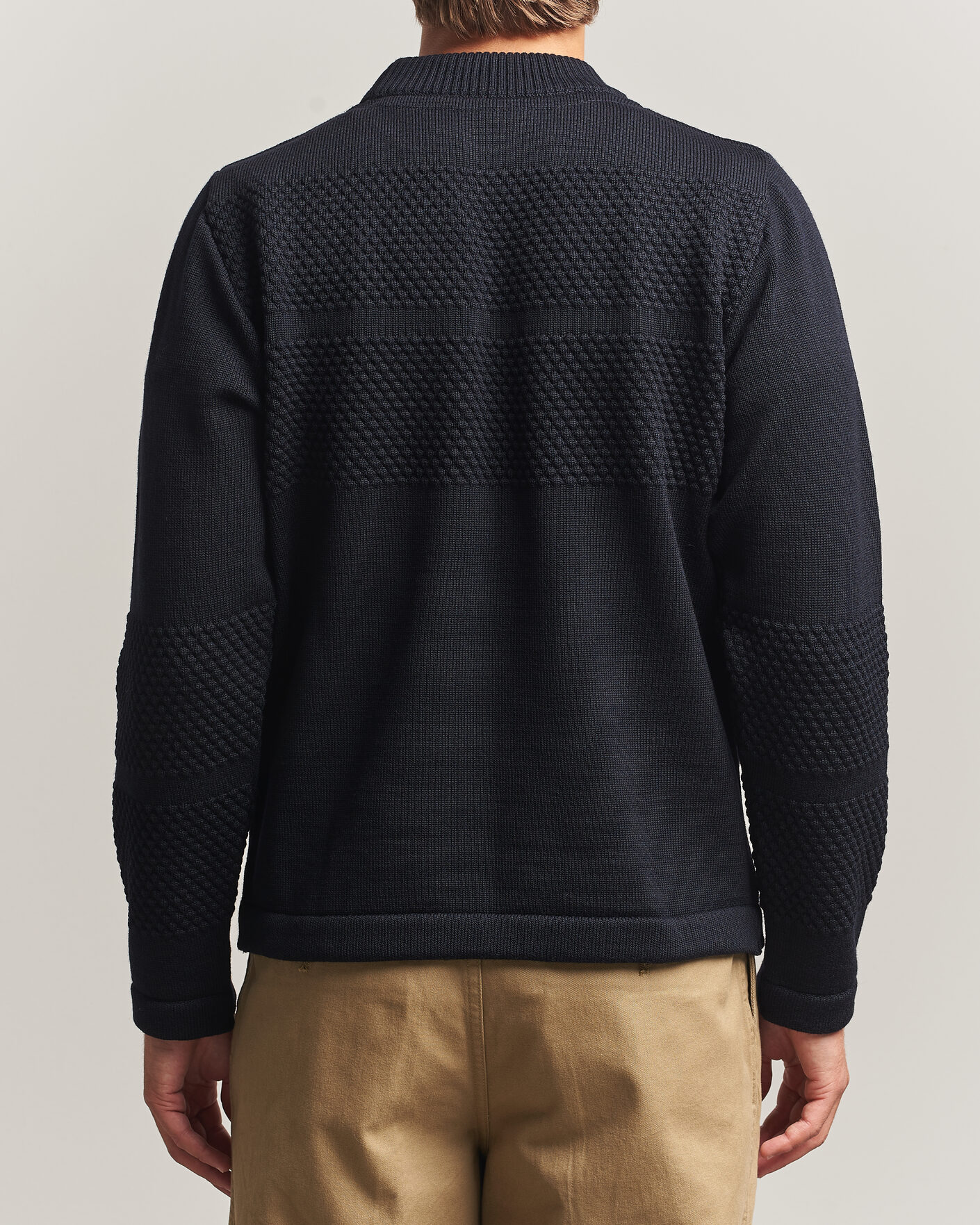 Herre | Gensere | S.N.S. Herning | Fisherman Mock Neck Navy Blue