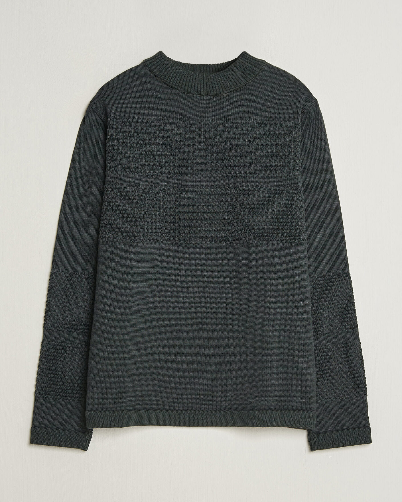 Herre | Gensere | S.N.S. Herning | Fisherman Mock Neck Terrain Green