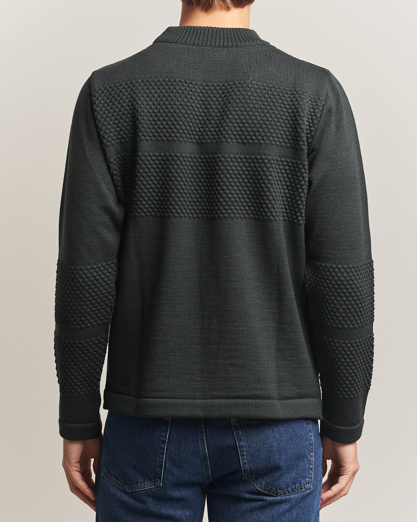 Herre | Gensere | S.N.S. Herning | Fisherman Mock Neck Terrain Green