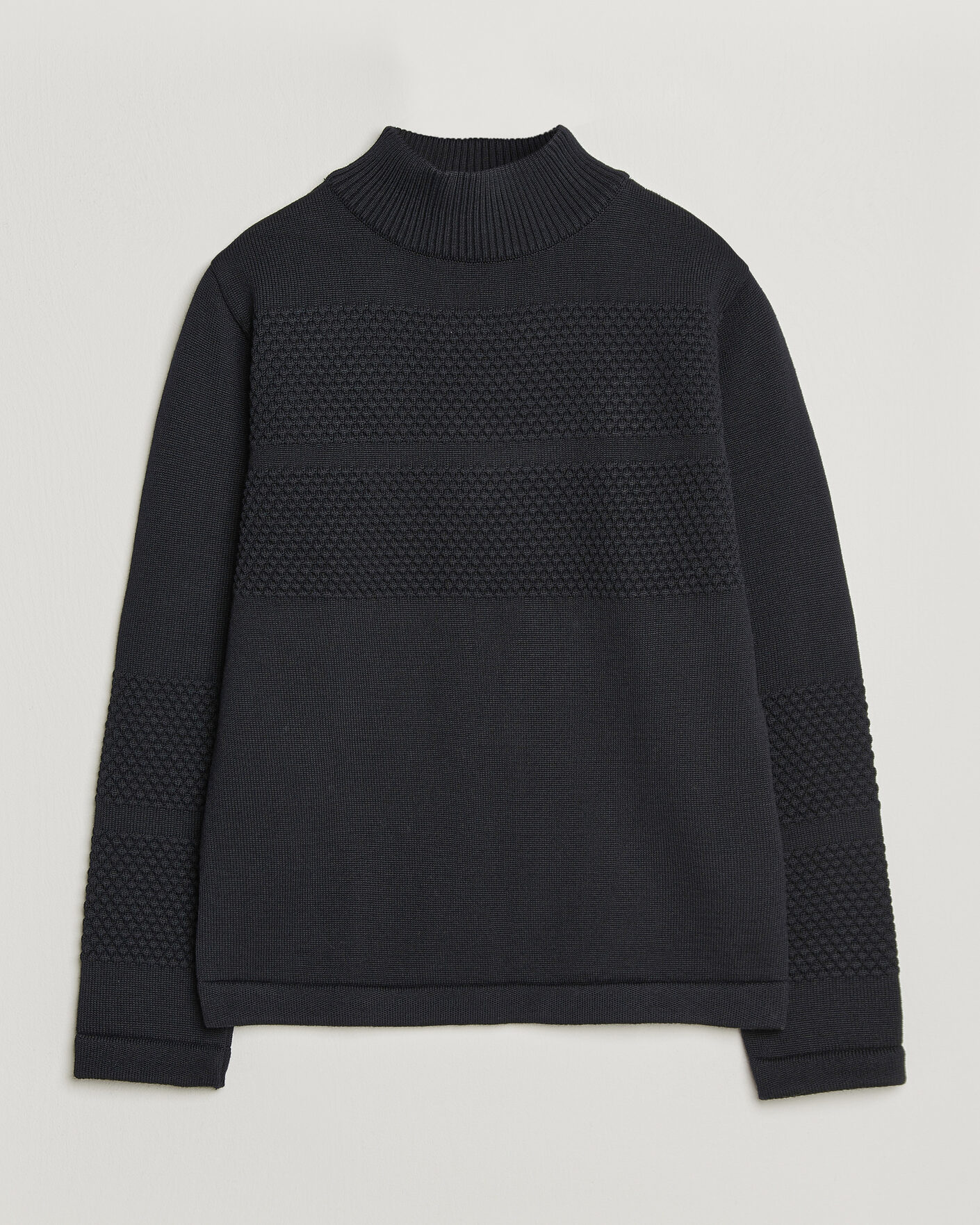 Herre | Gensere | S.N.S. Herning | Fisherman High Neck Navy Blue