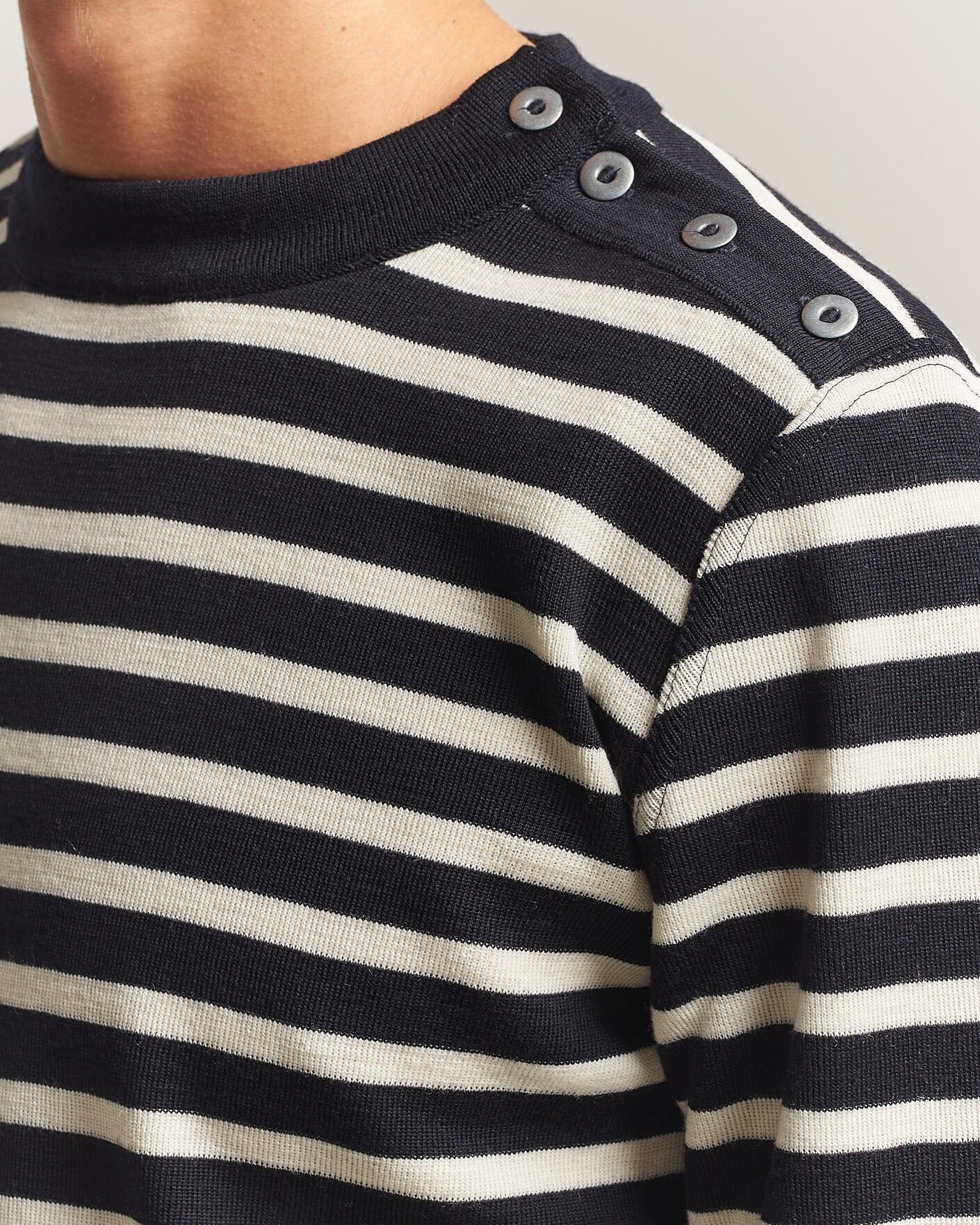 Herre | Gensere | S.N.S. Herning | Naval Crew Neck Navy/White