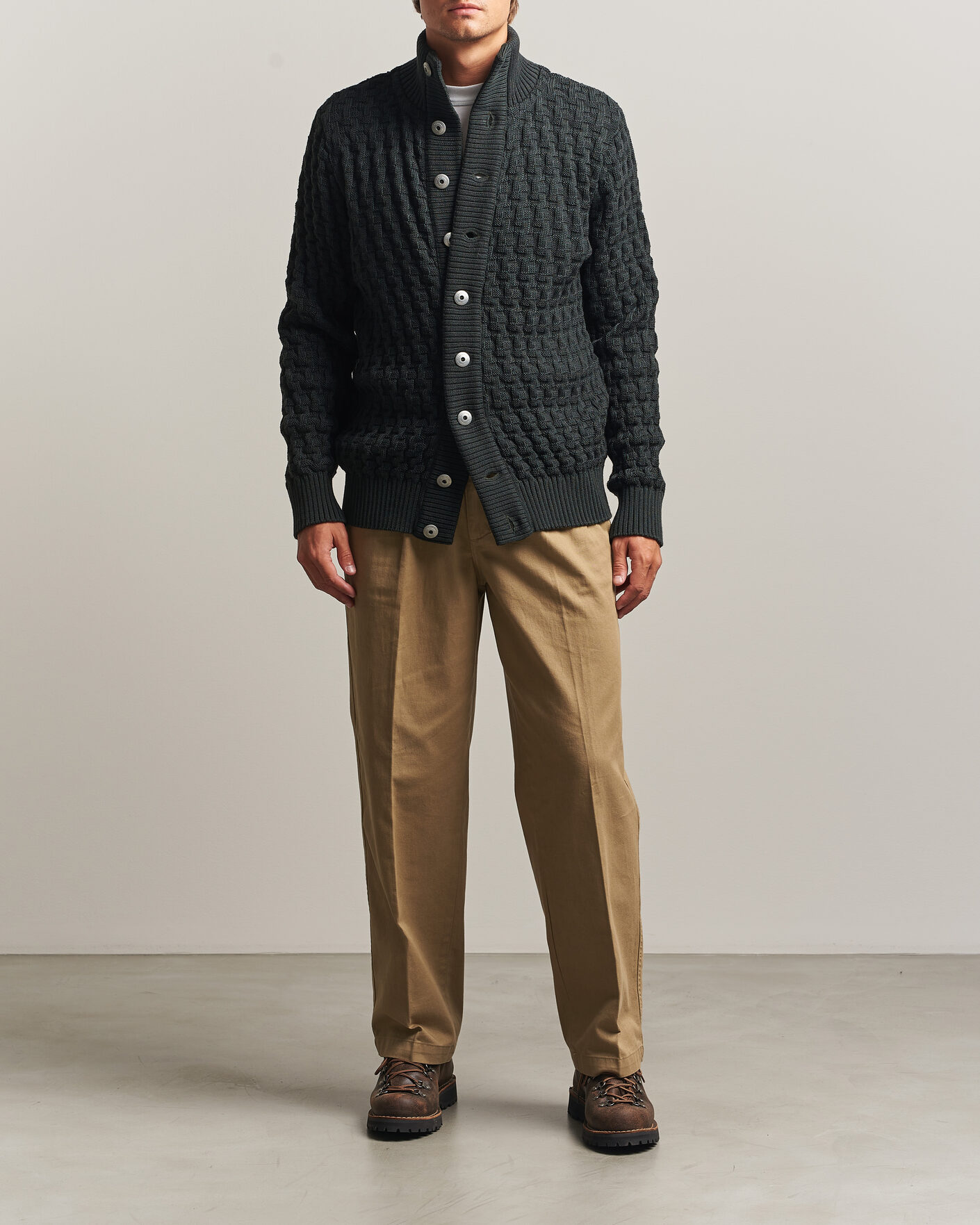 Herre | Gensere | S.N.S. Herning | Stark Cardigan Terrain Green