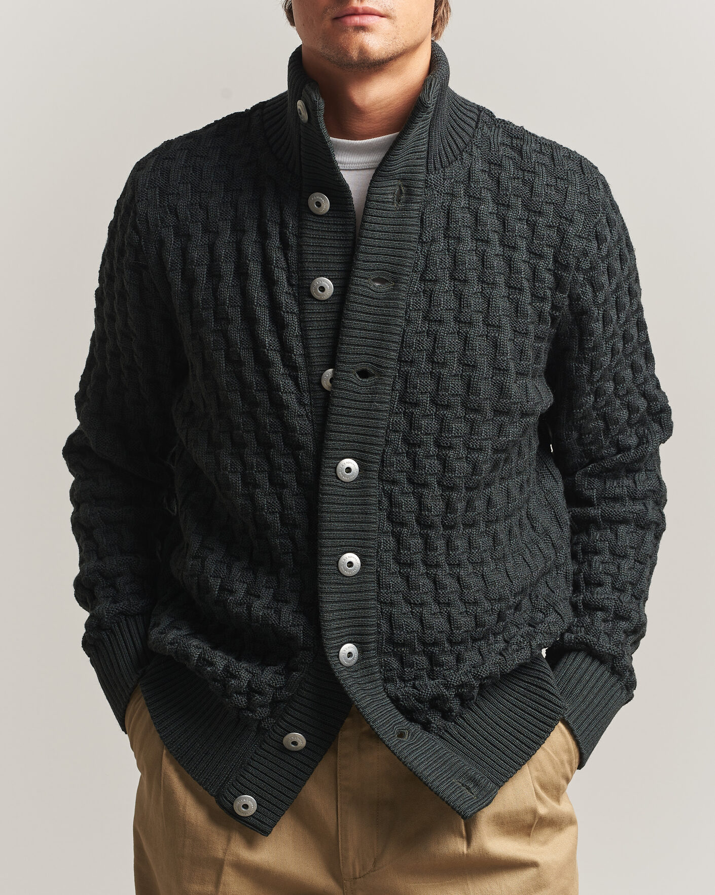 Herre | Gensere | S.N.S. Herning | Stark Cardigan Terrain Green
