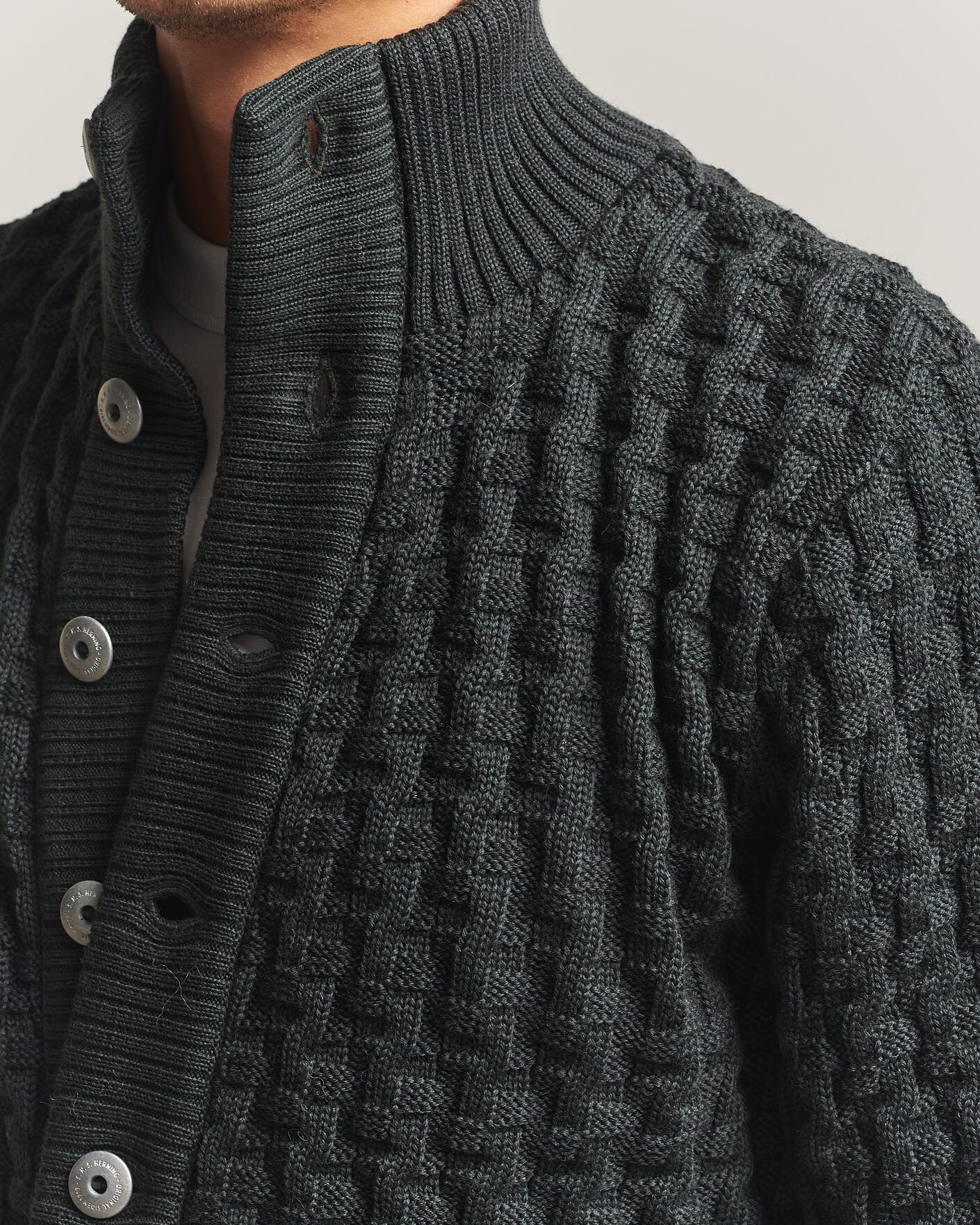 Herre | Gensere | S.N.S. Herning | Stark Cardigan Terrain Green