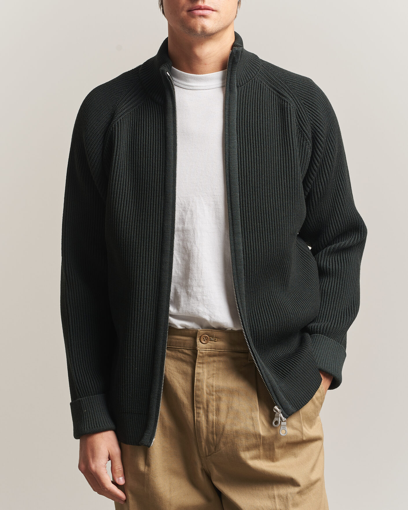 Herre | Gensere | S.N.S. Herning | Render Full Zip Terrain Green