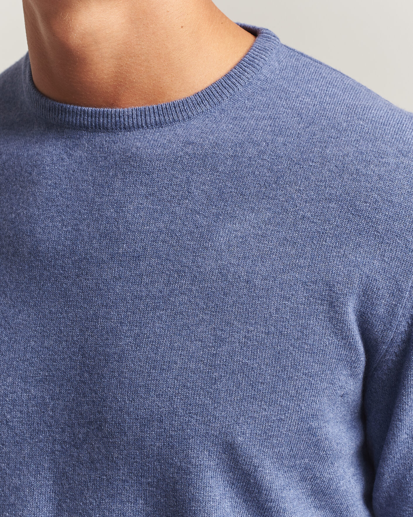 Herre | Gensere | Morgano | Wool/Cashmere Crewneck Jeans