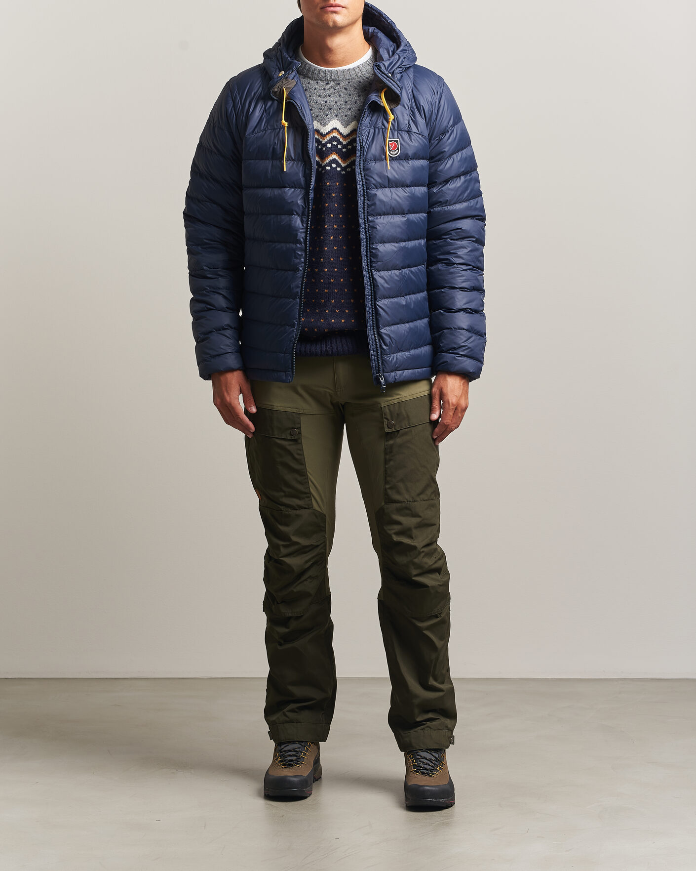 Herre | Jakker | Fjällräven | Expedition Pack Down Hoodie Navy