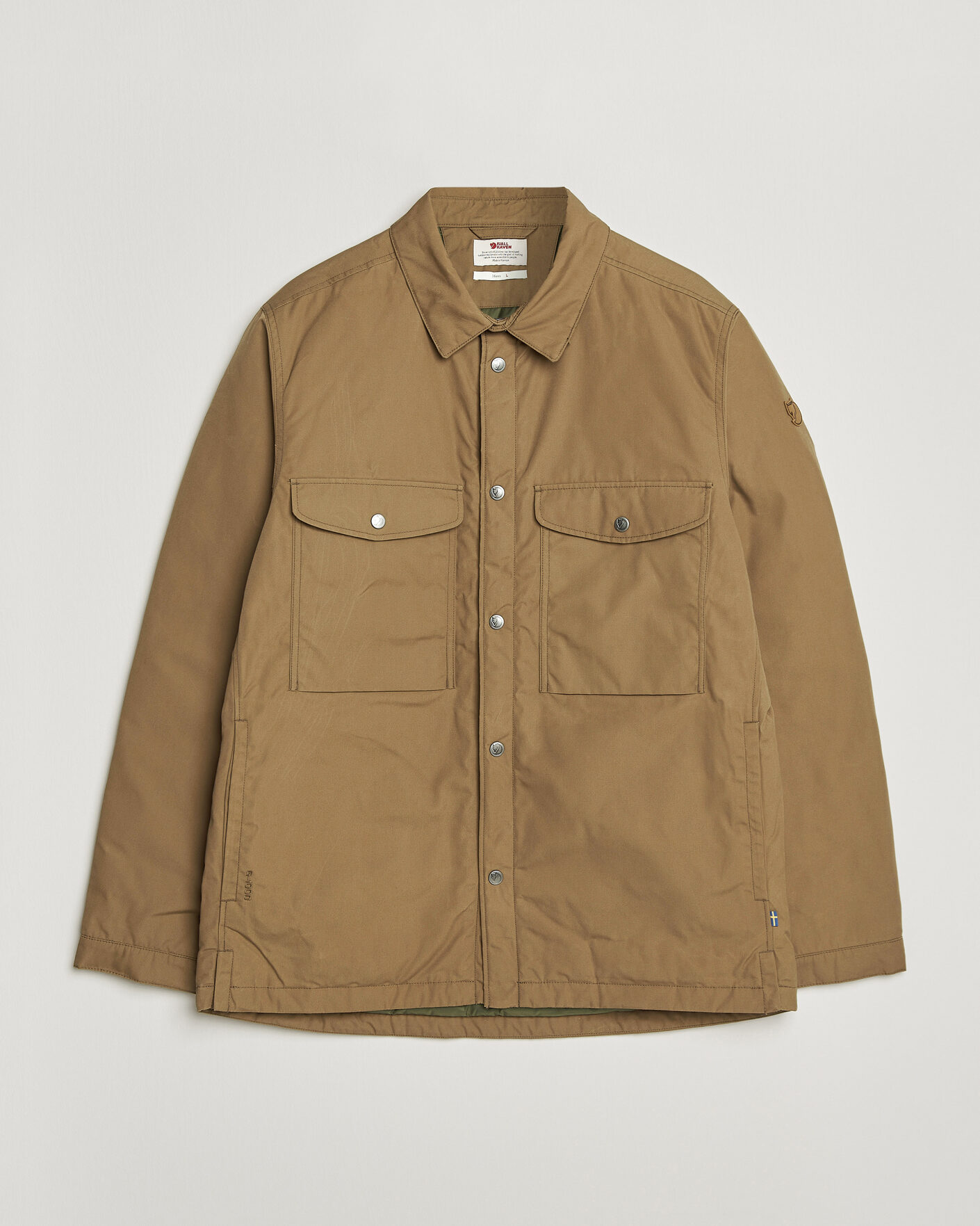 Herre | Jakker | Fjällräven | Övik Down Shirt Jacket Wood Brown