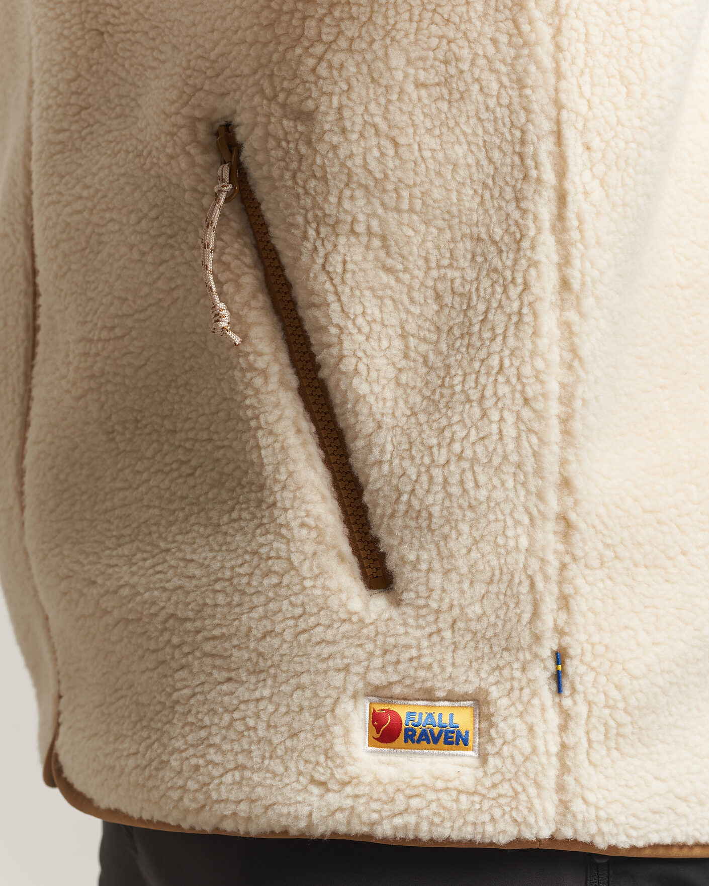 Herre | Gensere | Fjällräven | Vardag Pile Fleece Zip Jacket Chalk White