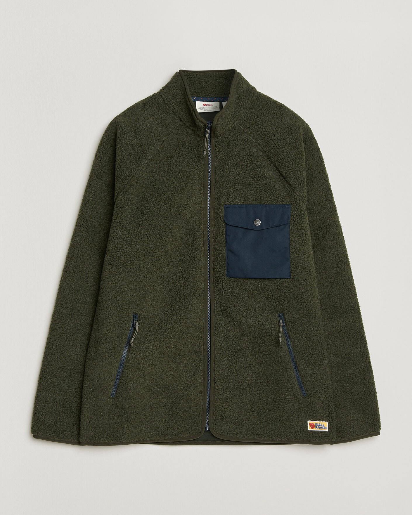 Herre | Gensere | Fjällräven | Vardag Pile Fleece Zip Jacket Deep Forest