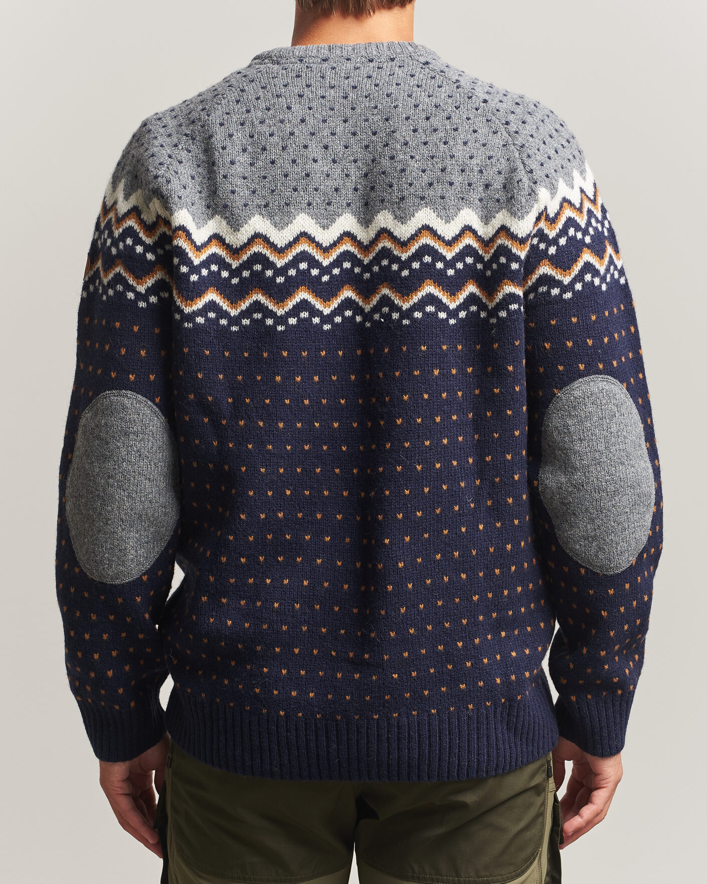 Herre | Gensere | Fjällräven | Övik Knit Wool Sweater Dark Navy