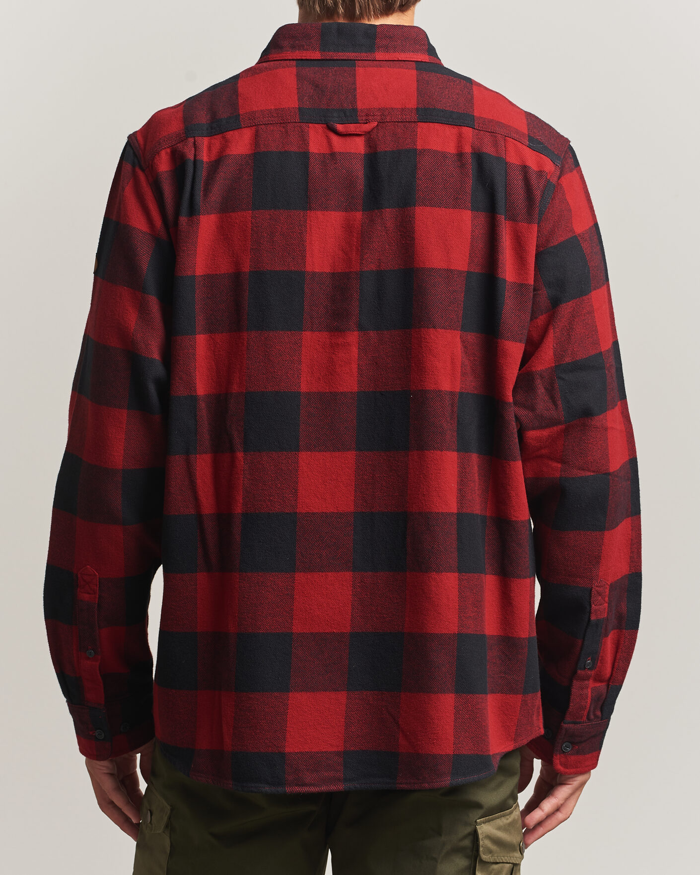 Herre | Skjorter | Fjällräven | Övik Heavy Flannel Shirt Red/Black
