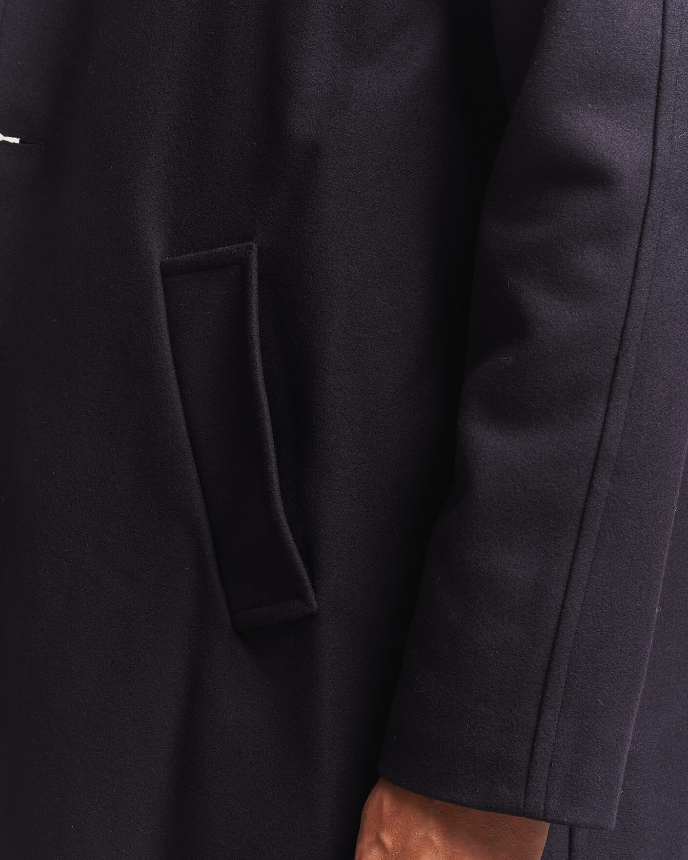 Herre | Jakker | Gloverall | Chesterfield Wool/Cashmere Refined Coat Navy